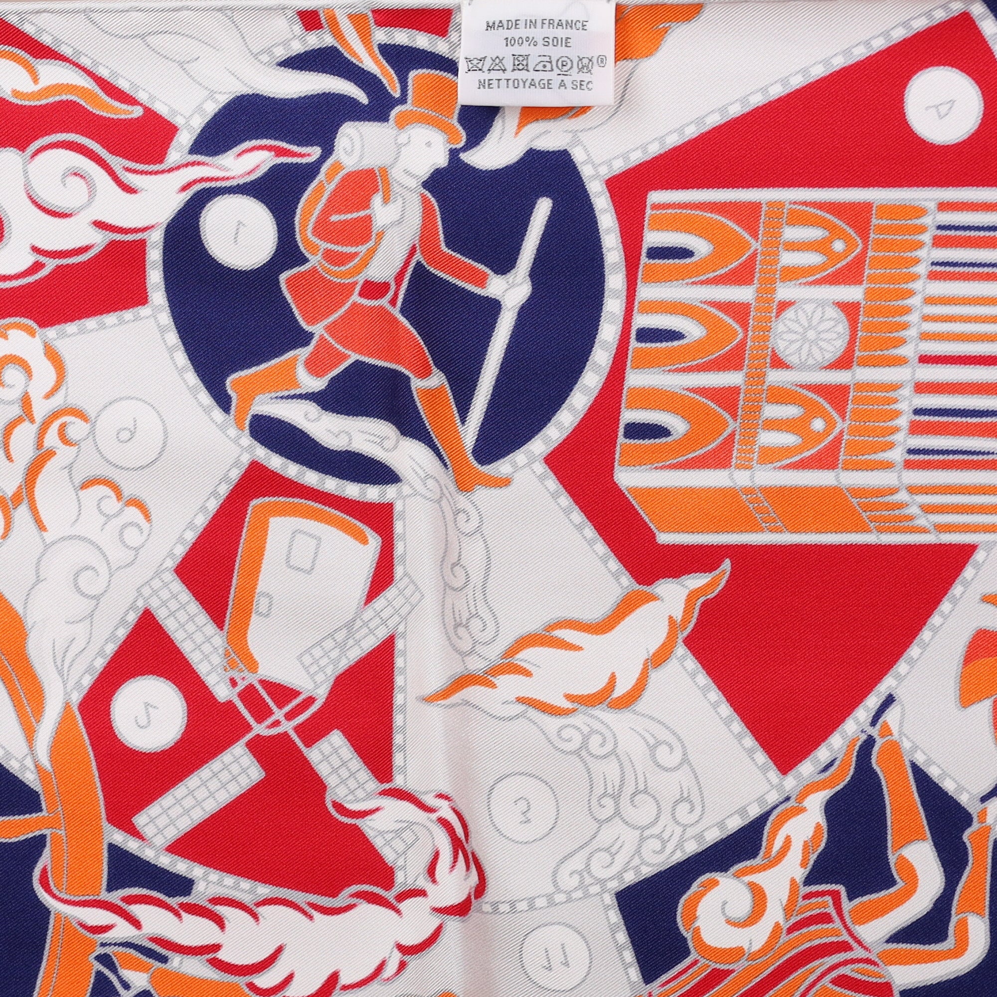 Brand New Boxed Hermès L’Epoppee Silk Scarf