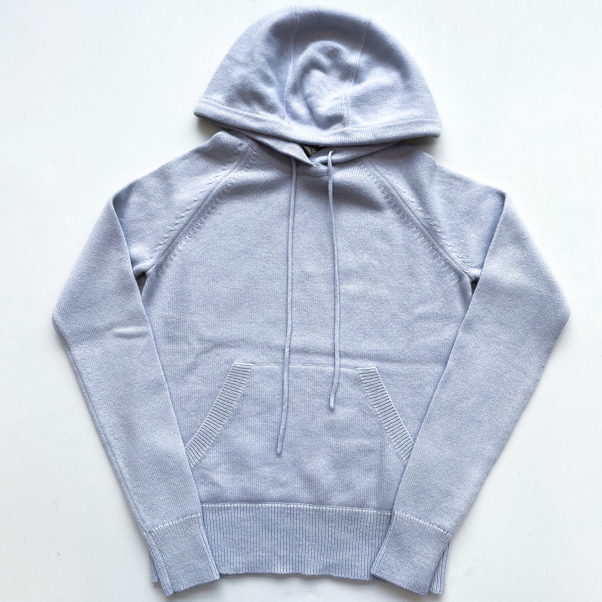 Children’s Ice Blue Cashmere Hoodie Age 10-12