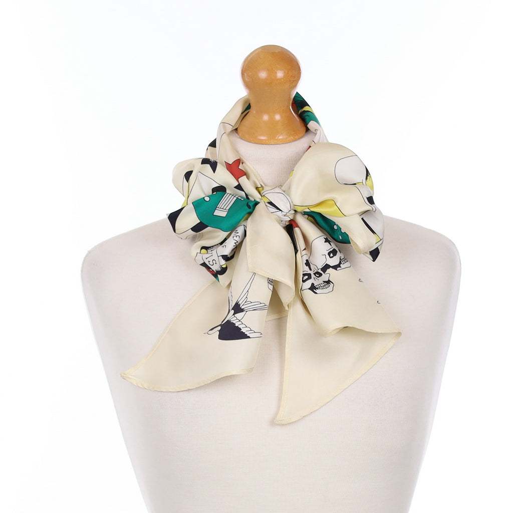 Pristine Richmond Denim Pop Art Silk Scarf