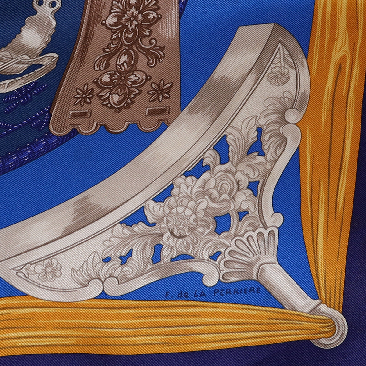 Hermès Etriers Silk Scarf