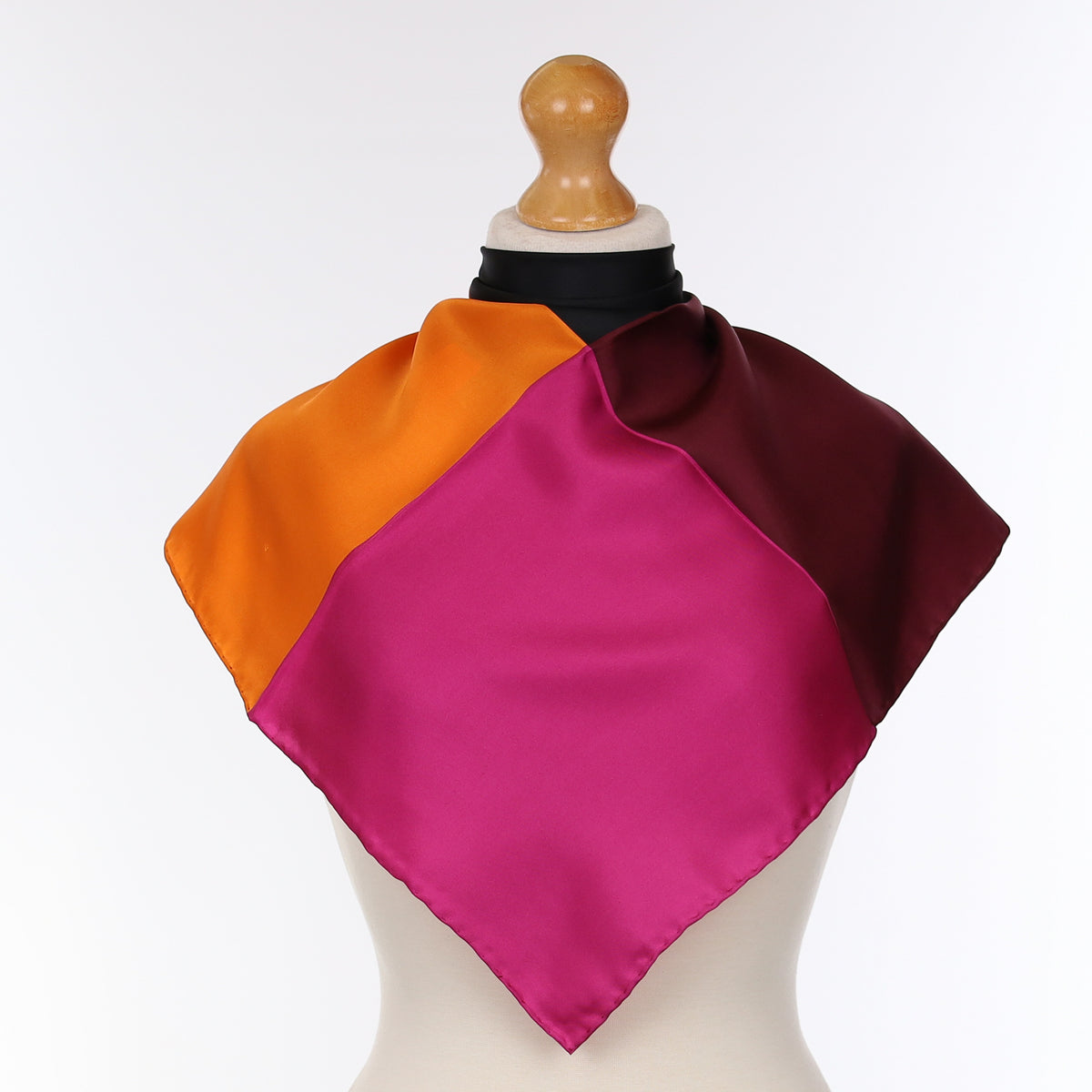 Brand New Colour Block Silk Scarf