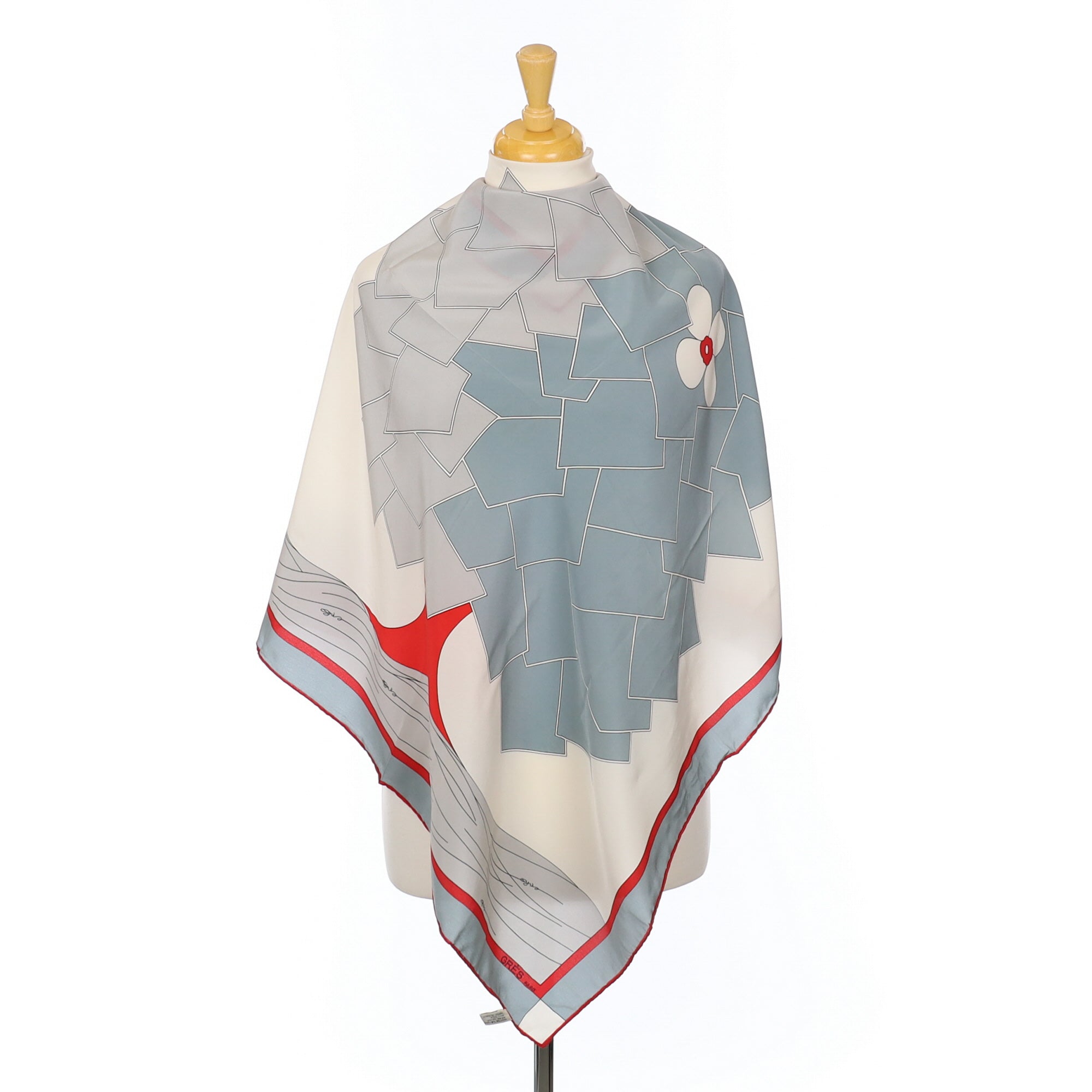 Grès Designer Vintage Silk Scarf