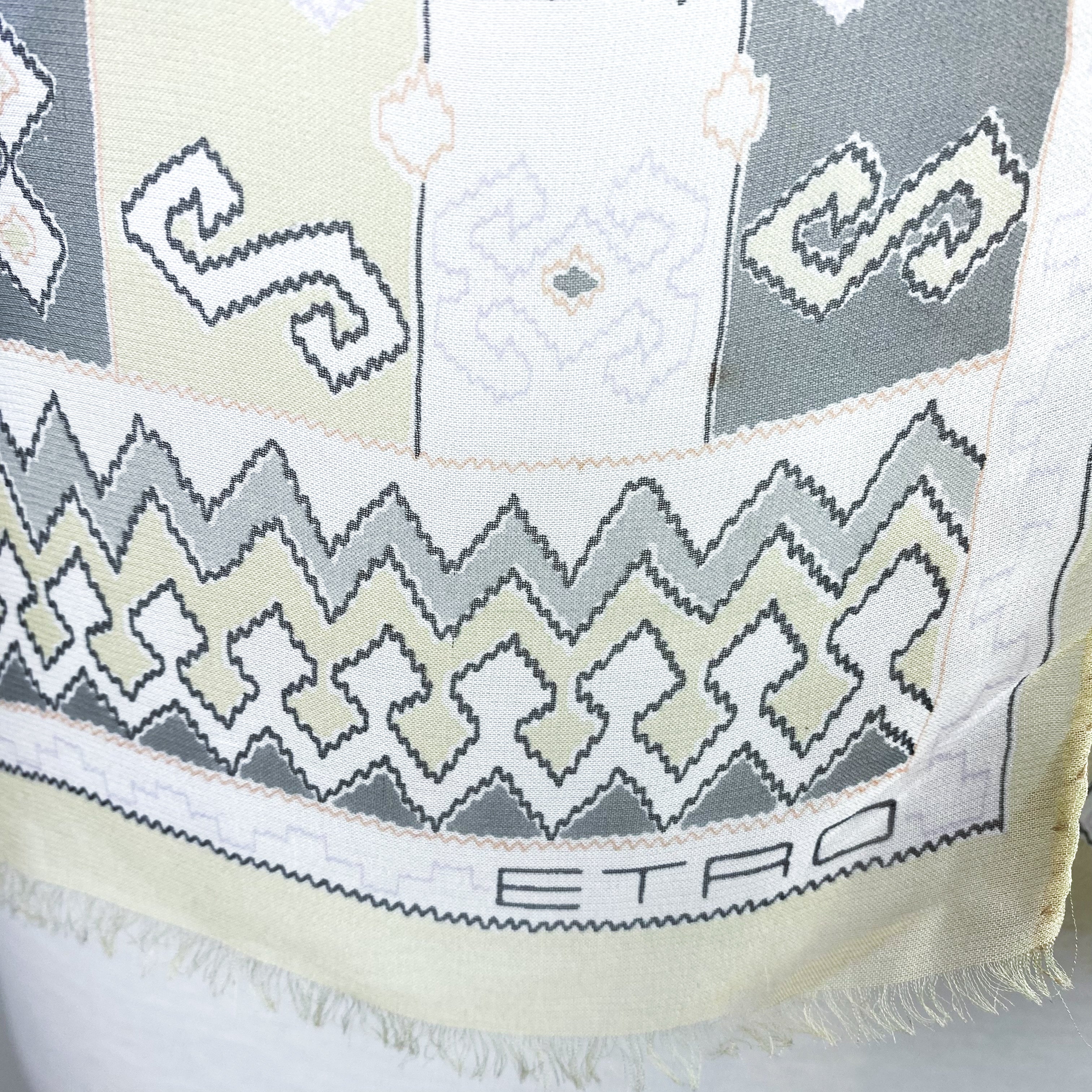 Etro Chiffon Designer Silk Scarf