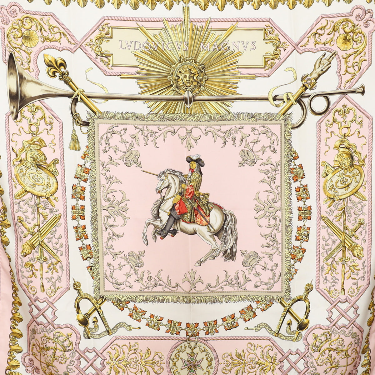 Hermès Lvdovicvs Magnvs Silk Scarf