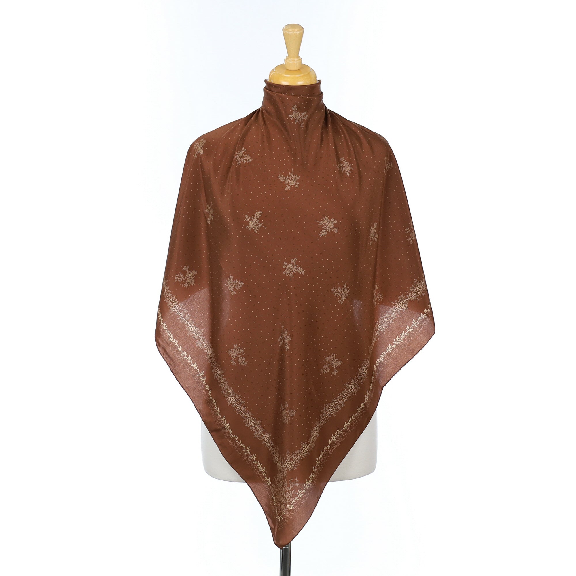 1970s Ostinelli Vintage Silk Scarf