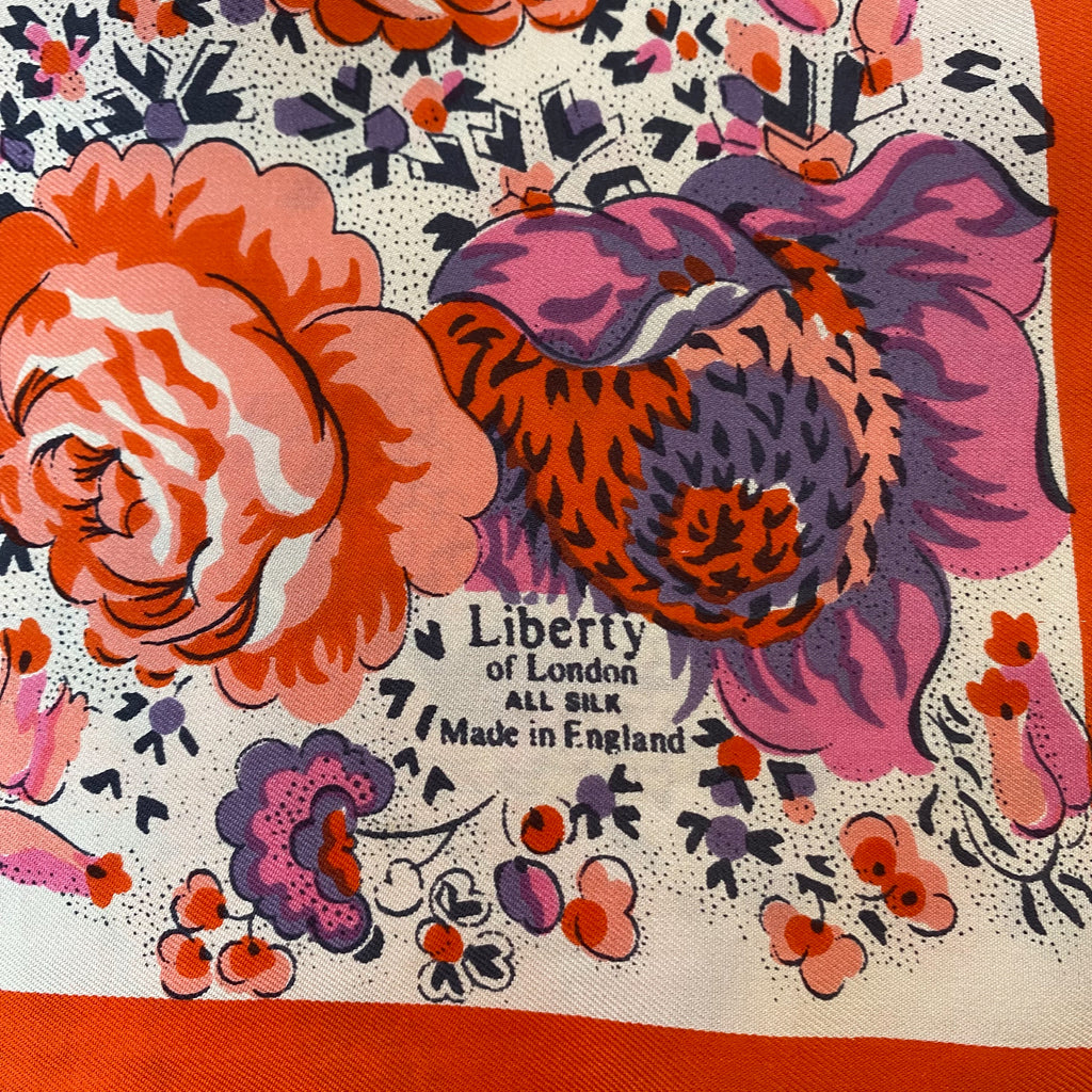 1980’s Liberty Vintage Silk Scarf