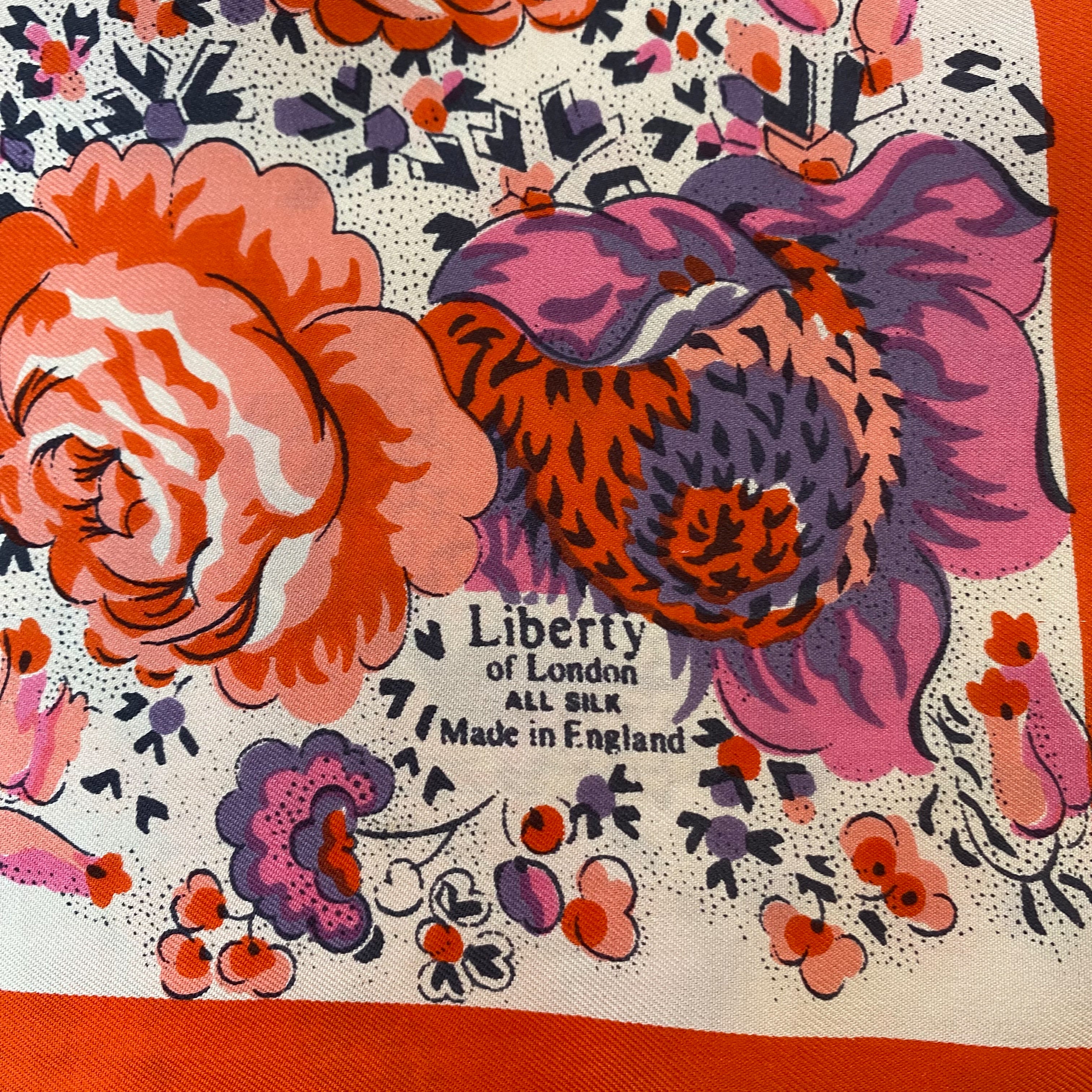 1980’s Liberty Vintage Silk Scarf