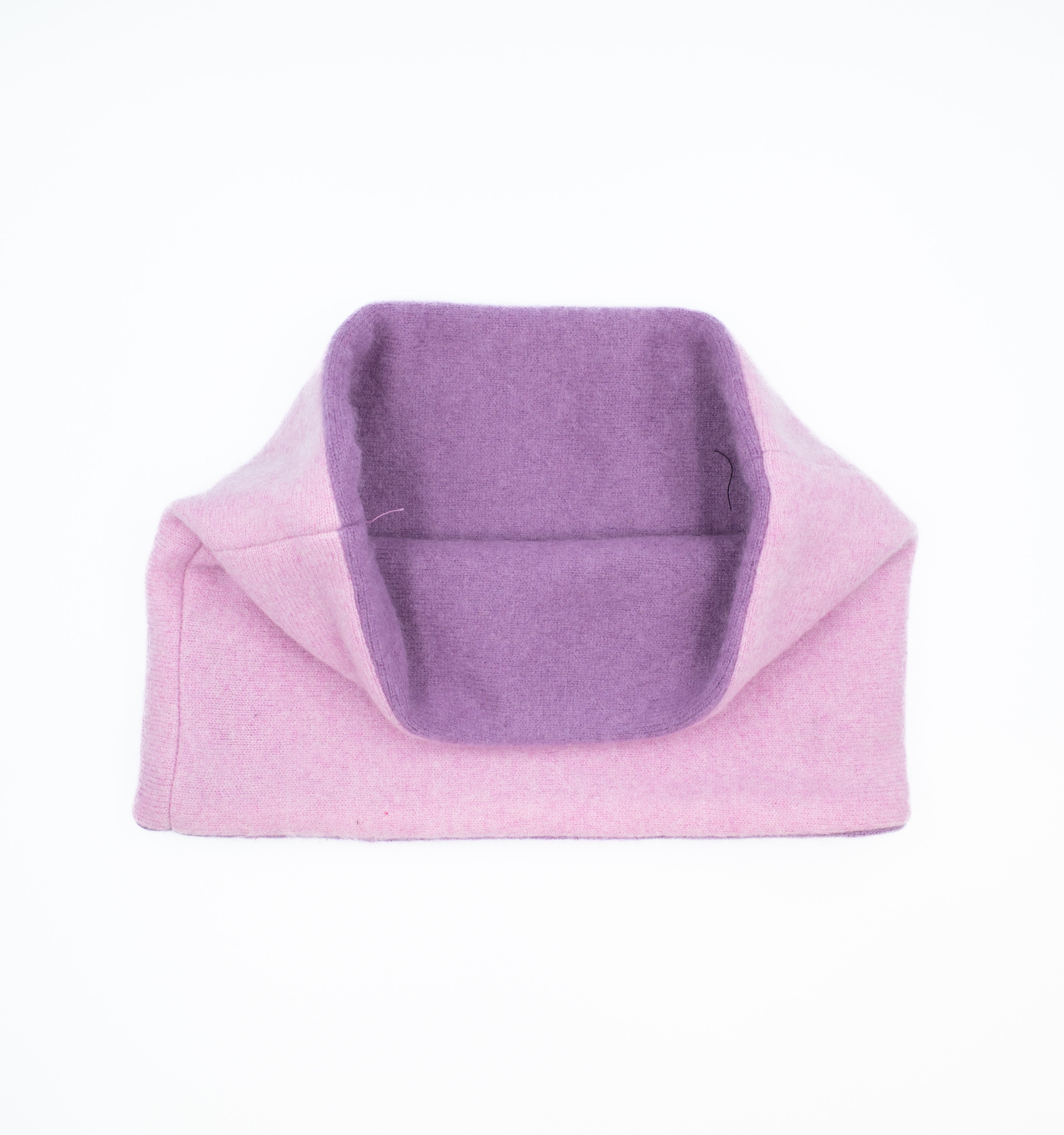 Loganberry Pink and Purple Neck Warmer