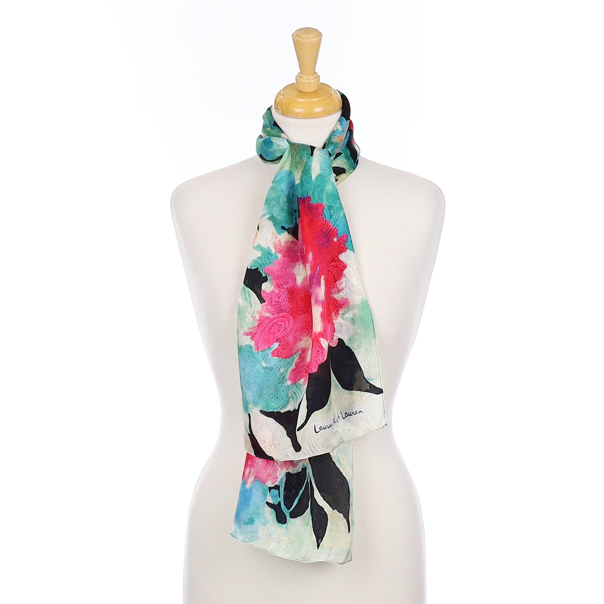 Lauren Ralph Lauren Floral Silk Scarf