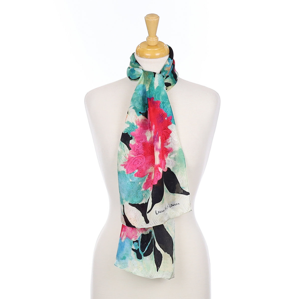 Lauren Ralph Lauren Floral Silk Scarf