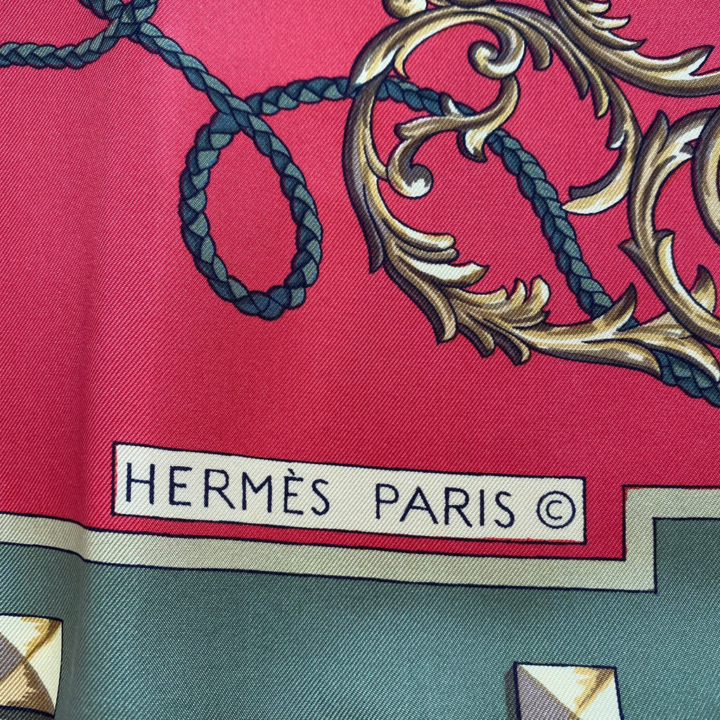 Hermès Les Clefs Silk Scarf