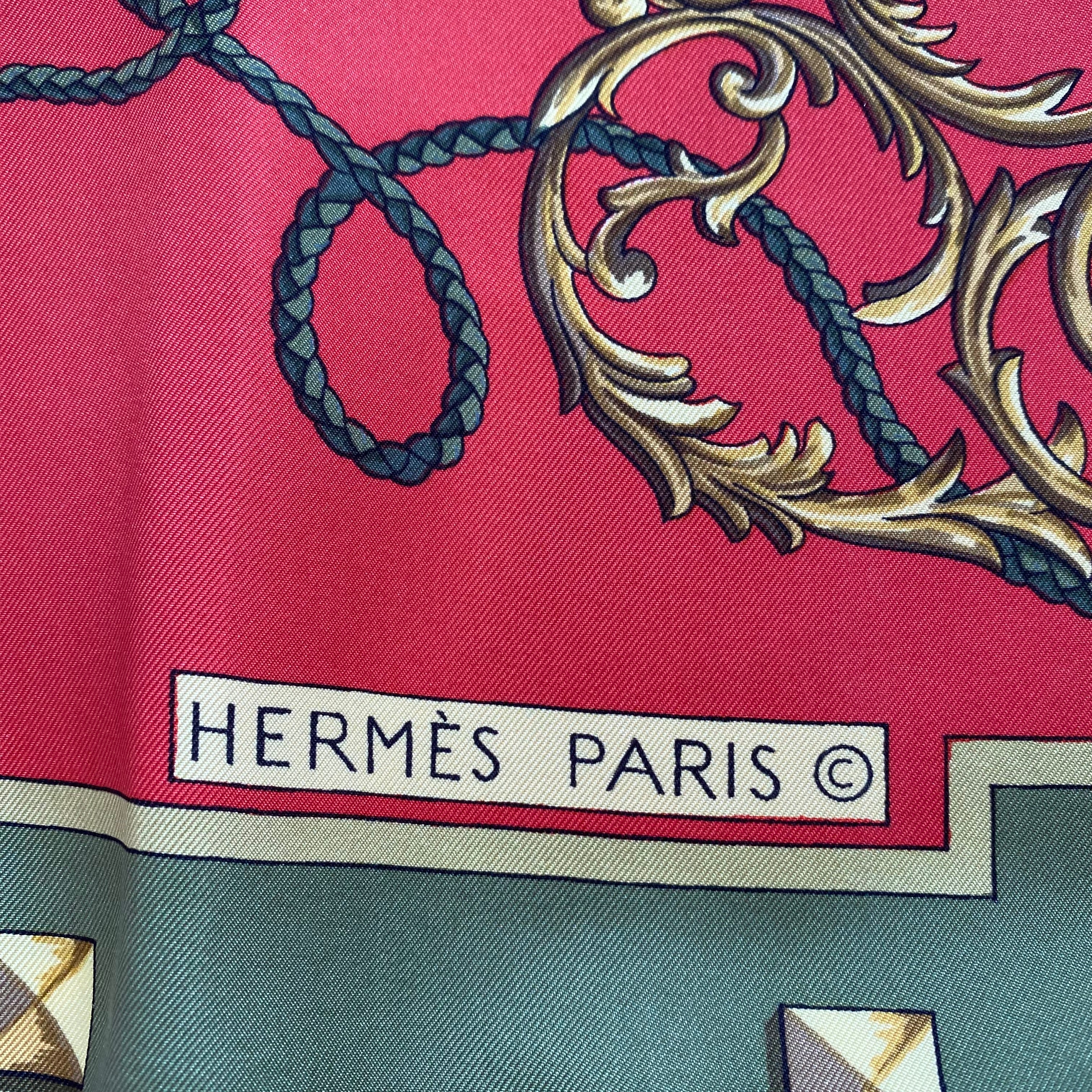 Hermès Les Clefs Silk Scarf
