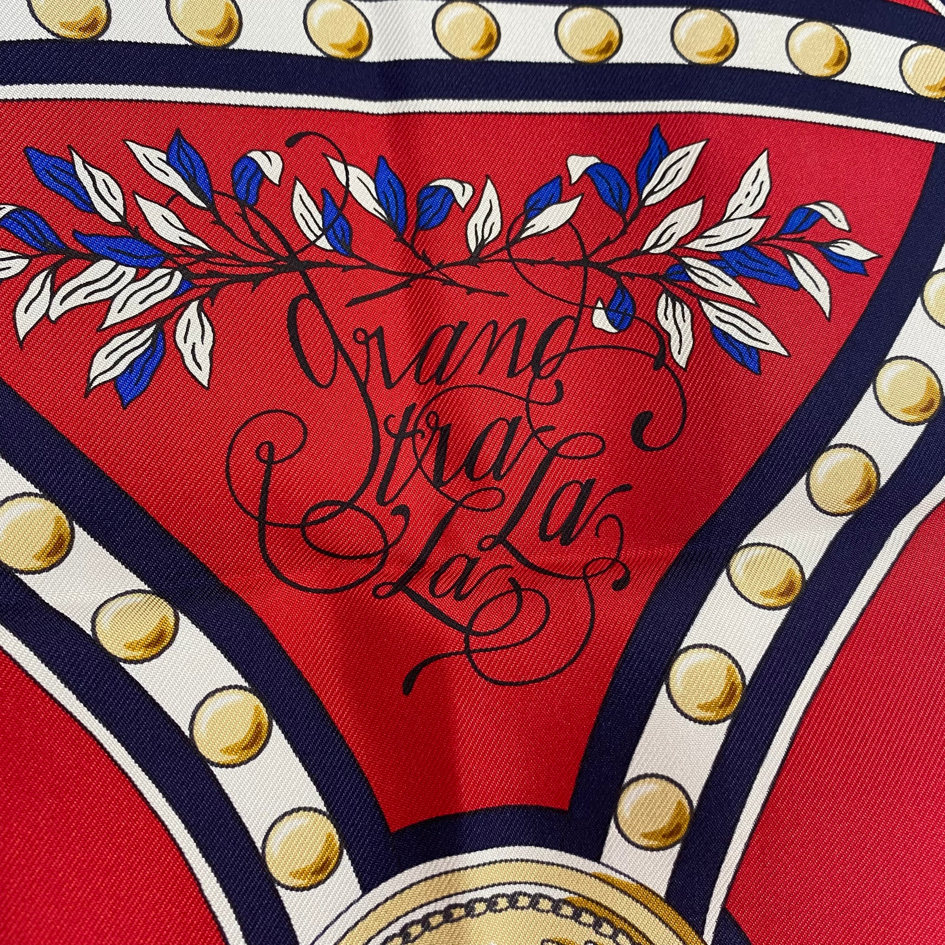 Brand New Boxed Hermès Grand Tralala Silk Scarf