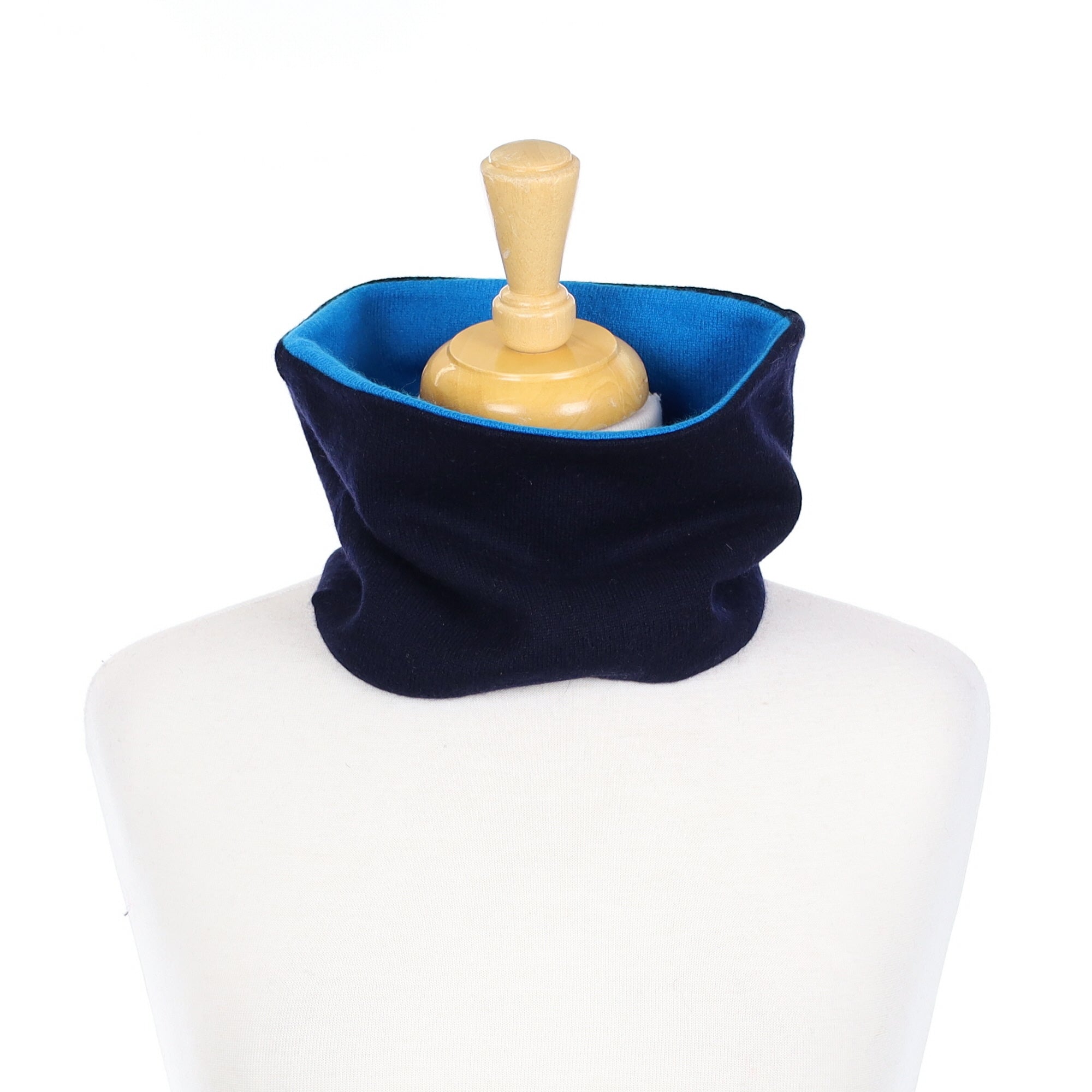 Navy and Bright Blue Neck Warmer