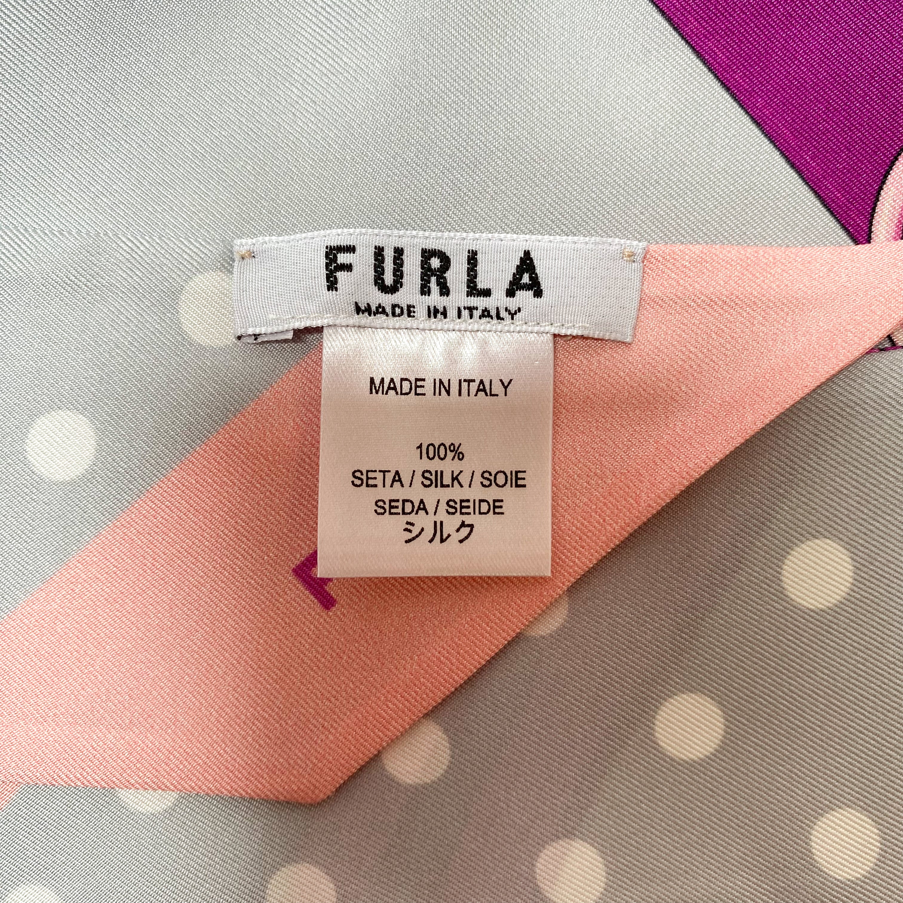 Furla Twilly Tie Silk Scarf