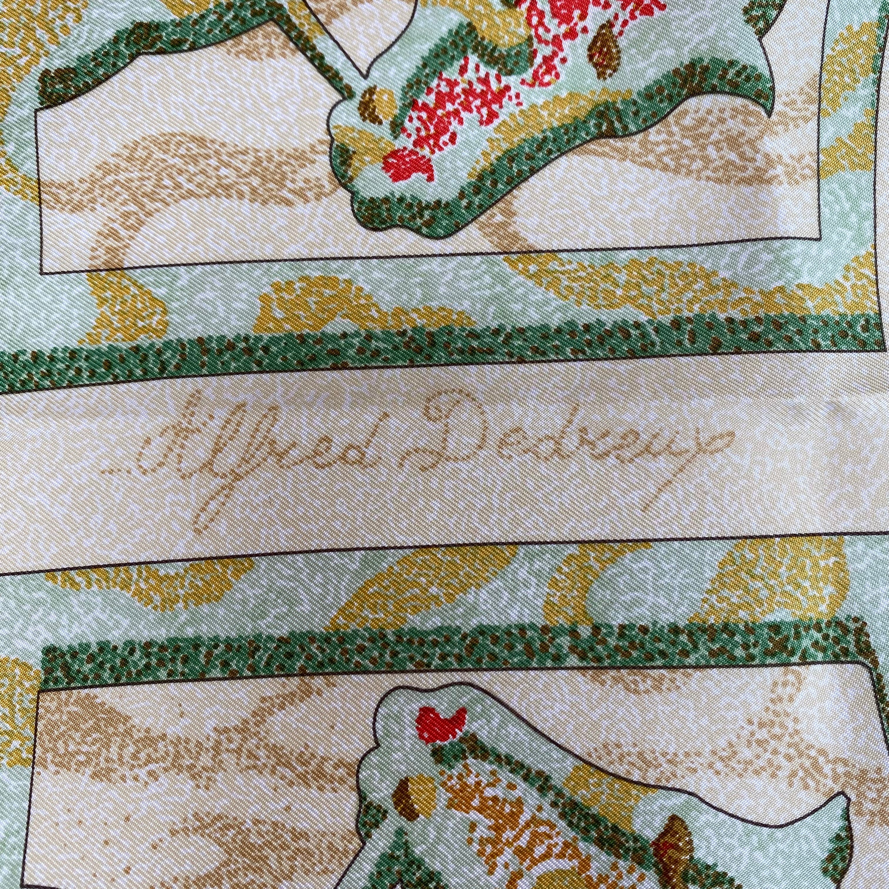 Hermès Alfred de Dreux Peintre du Cheval Silk Scarf