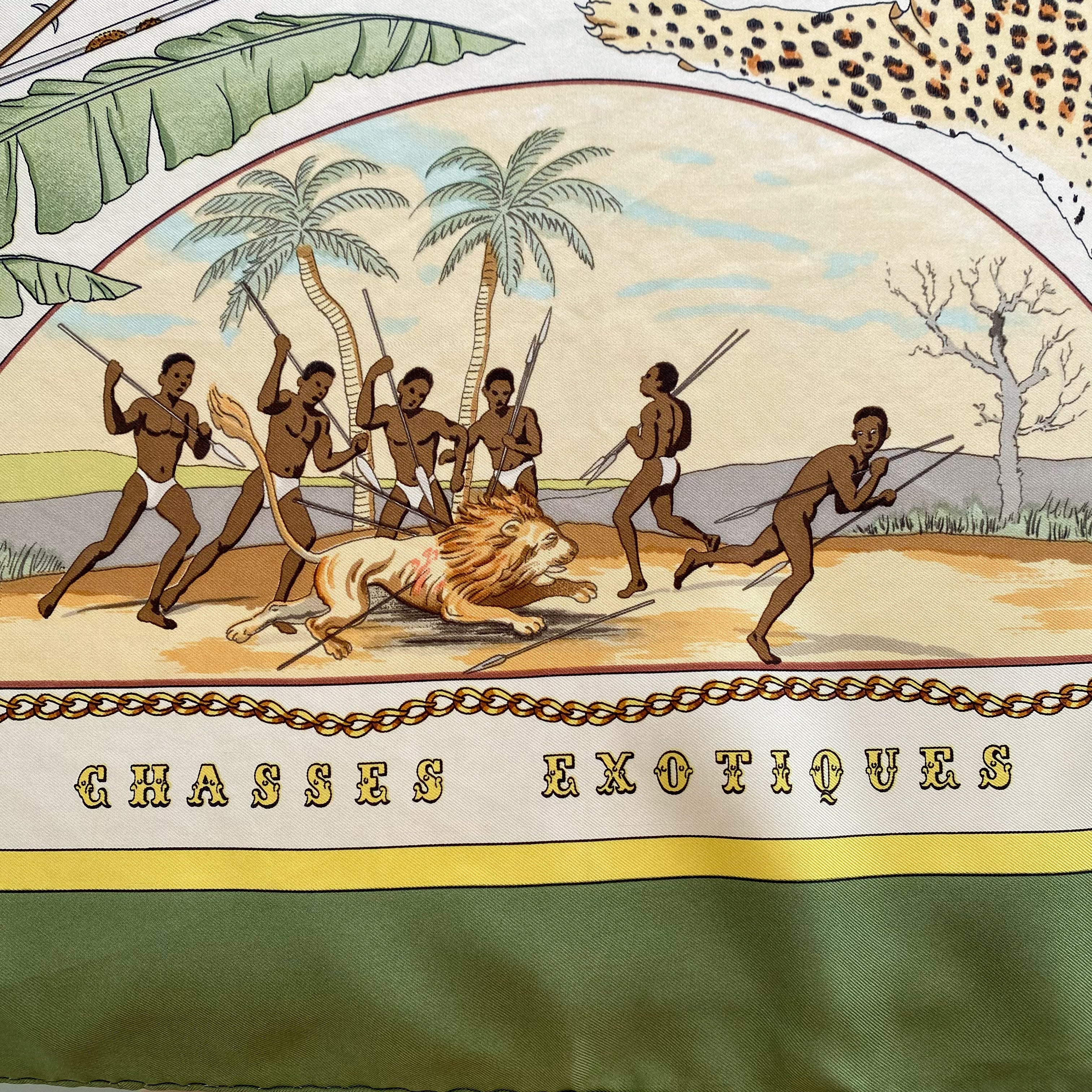 Hermès Chasses Exotiques Silk Scarf