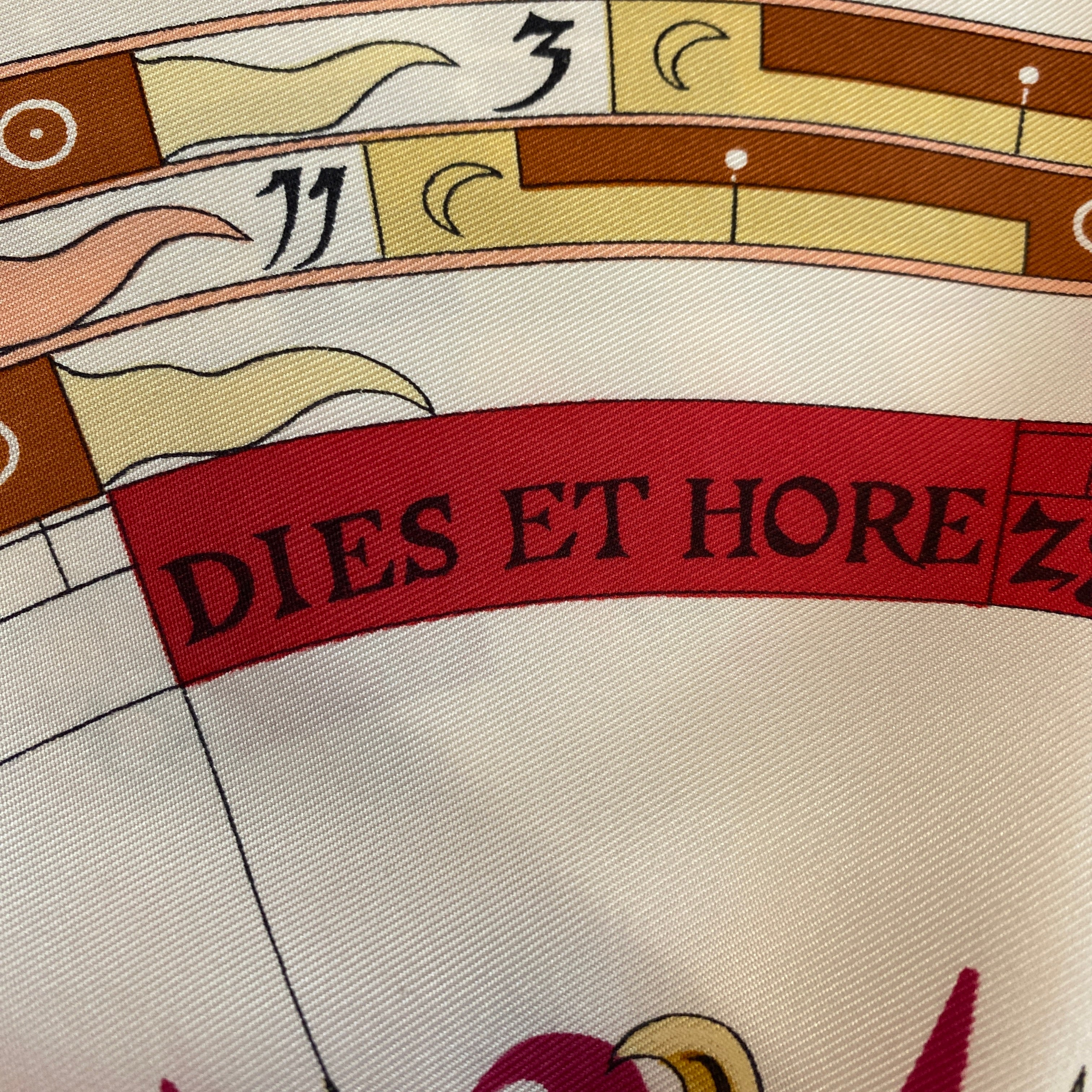 Hermès Dies et Hore Astrologie Silk Scarf