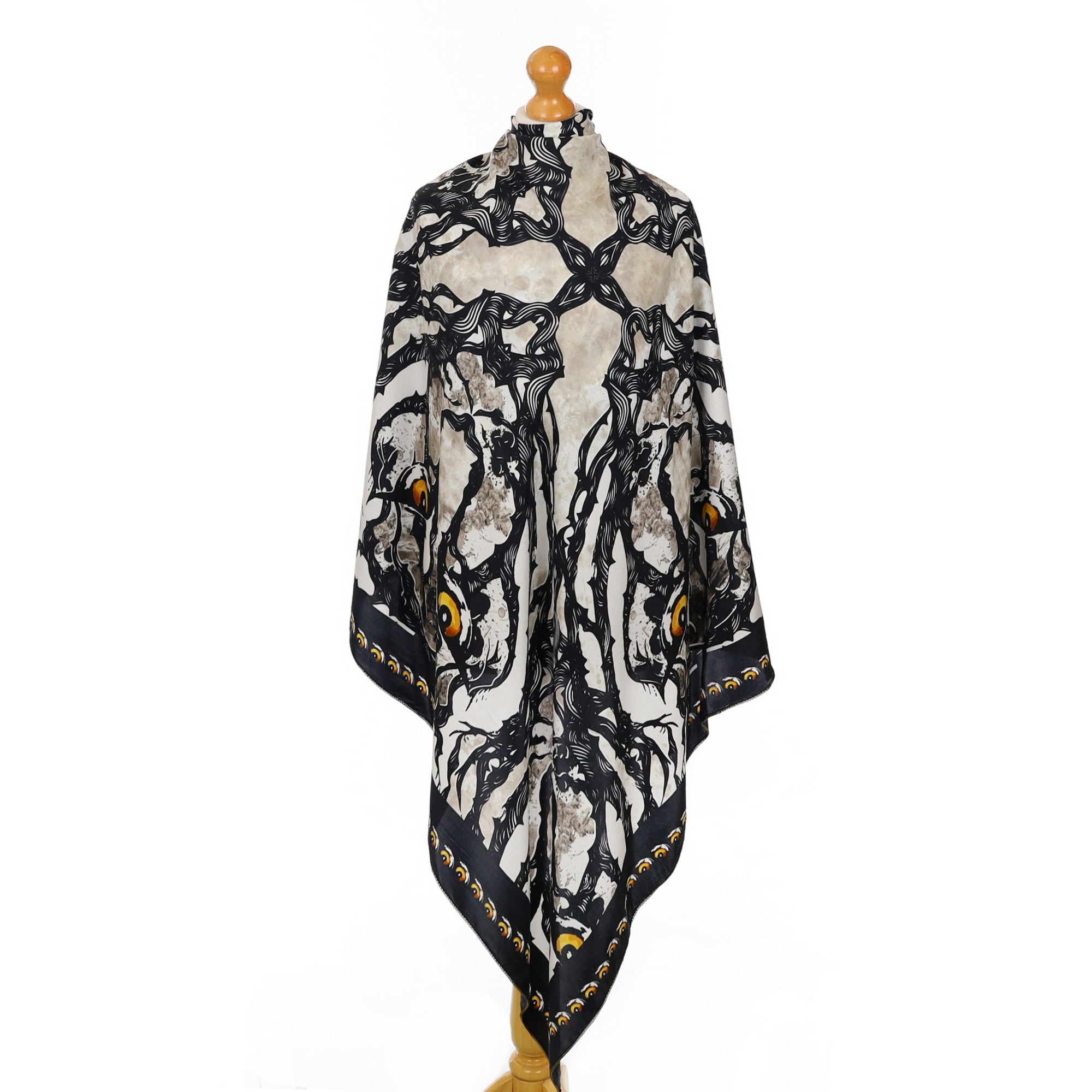 Brand New Ottoline Extra Large Designer Silk Scarf