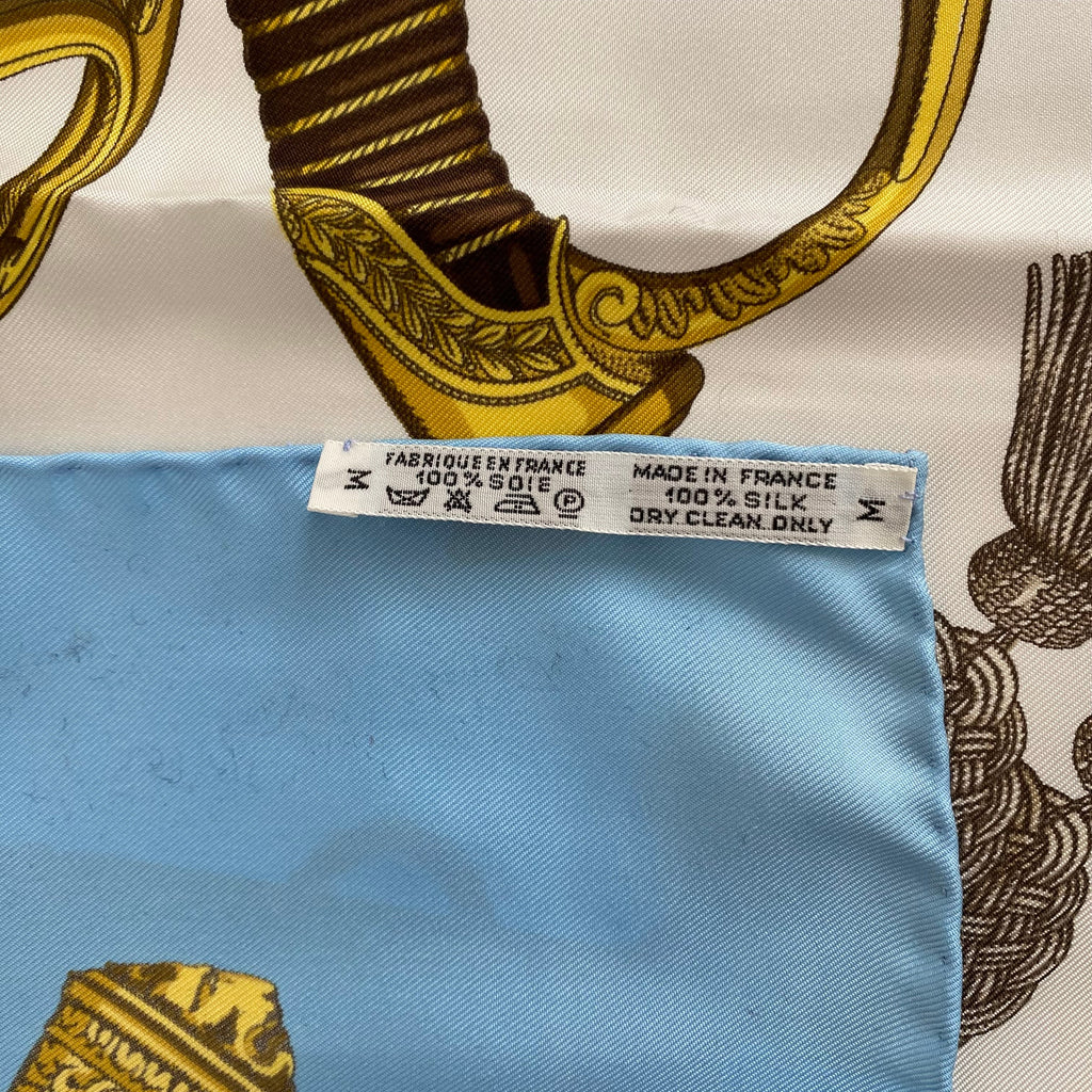 Pristine Boxed Hermès Grand Uniforme Silk Scarf