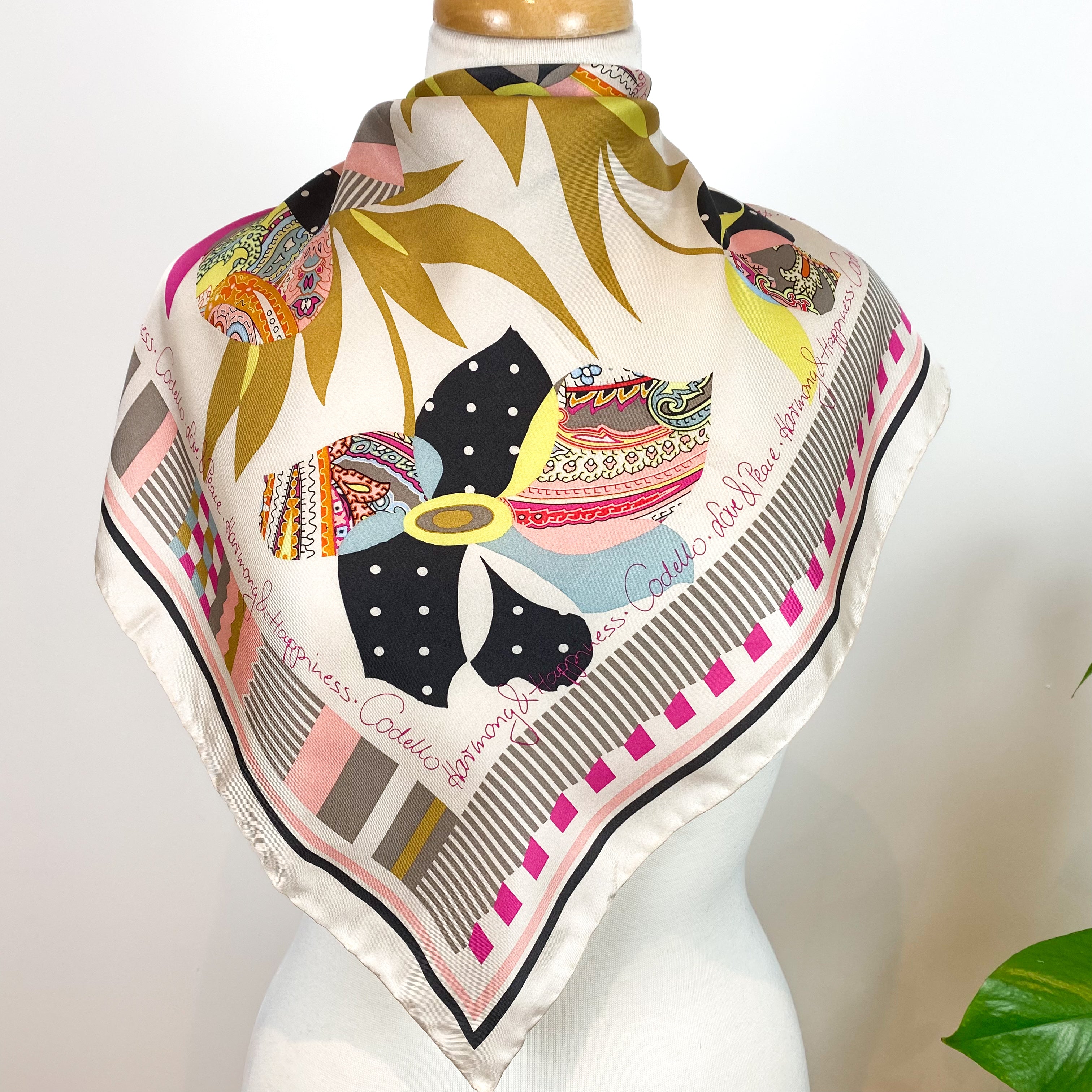 Harmony and Happiness Codello Silk Scarf