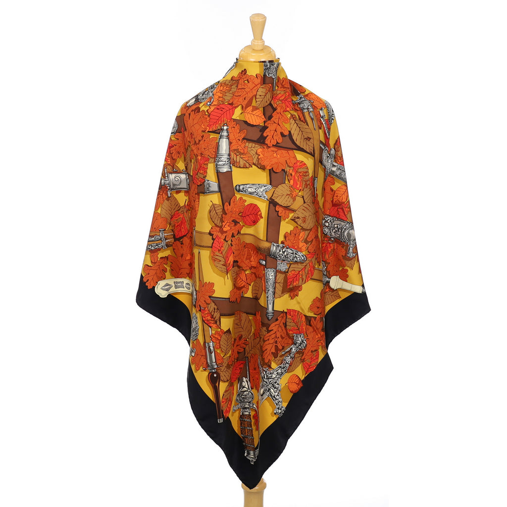 Hermès Au Plus Dru Silk Scarf