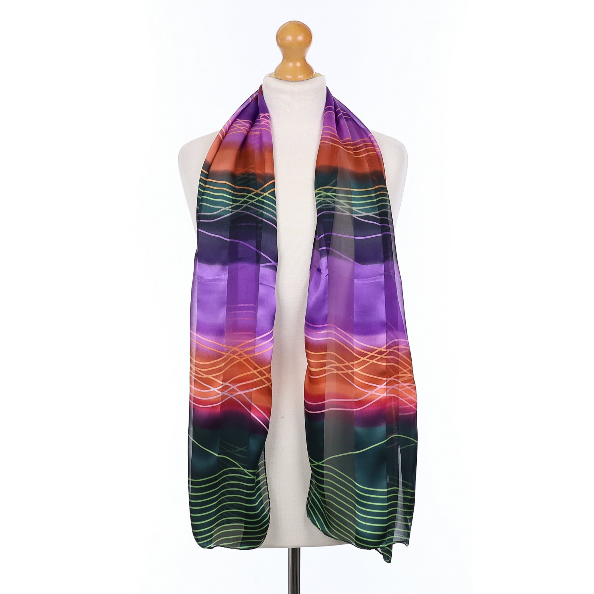 Brand New Boxed Antonio Baldan Silk Scarf