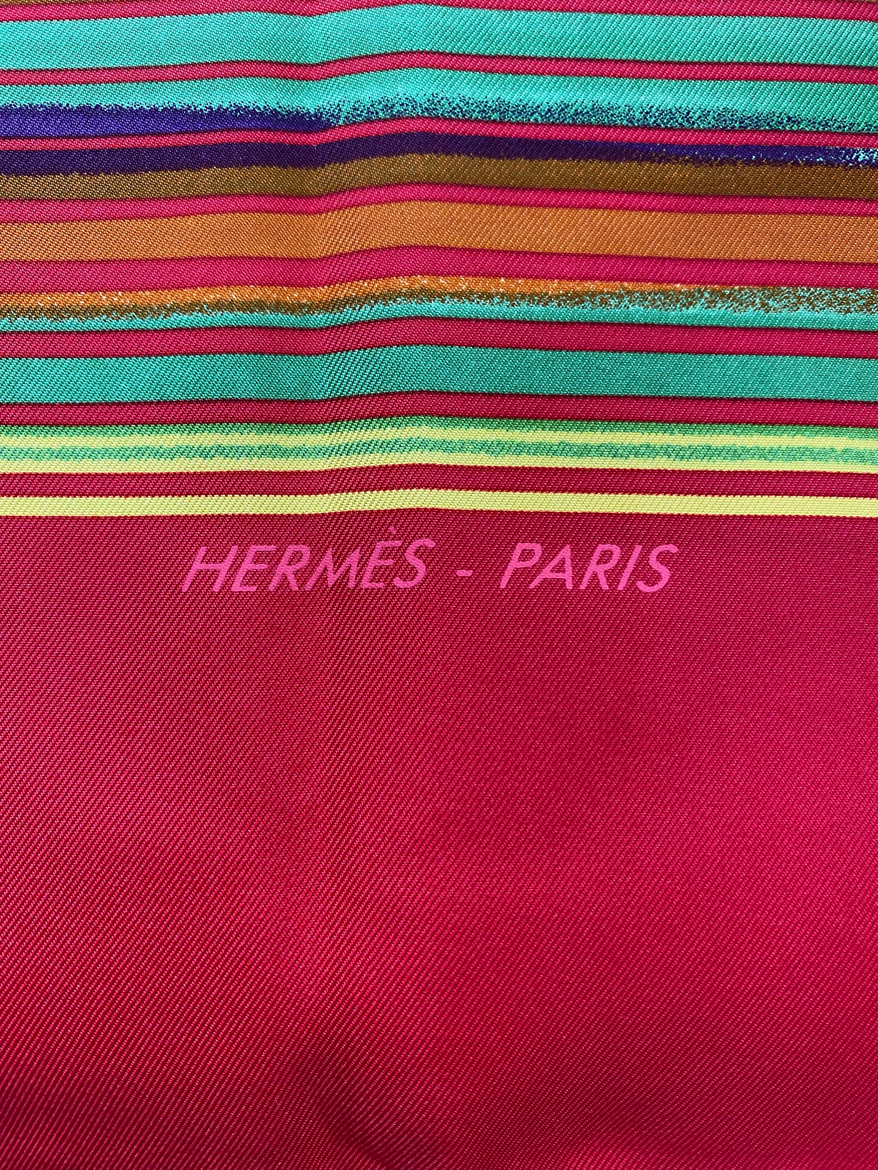 Hermès Faubourg Express Silk Scarf