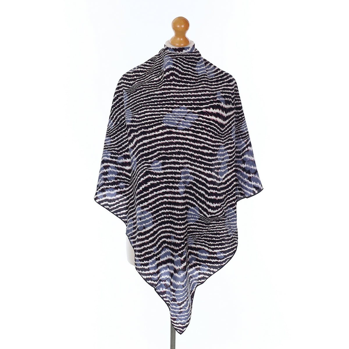Brand New Bottega Veneta Animal Print Silk Scarf