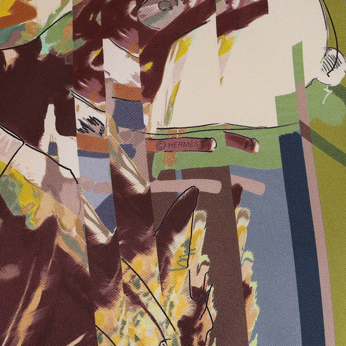 Hermès Photo Finish Silk Scarf