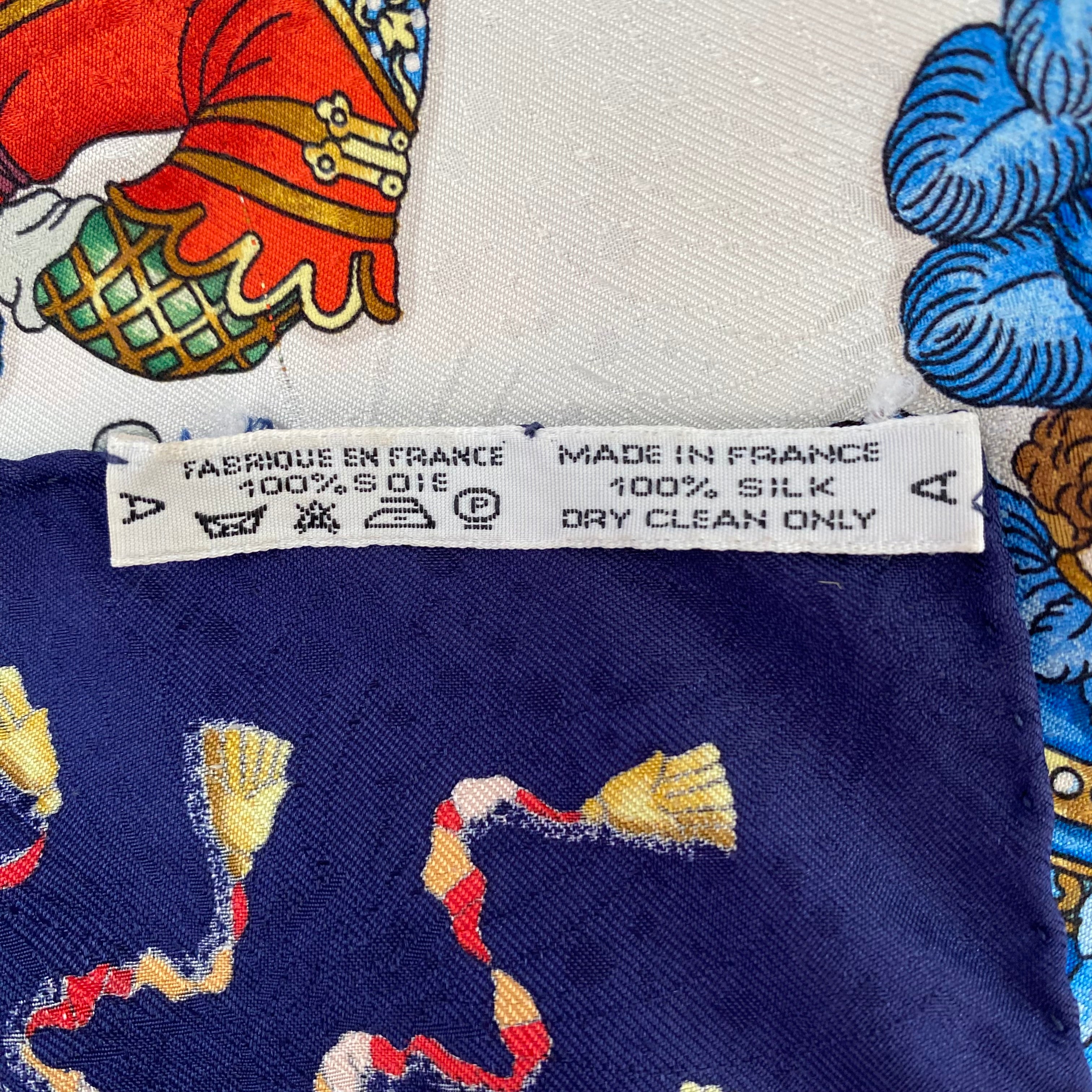 Hermès Les Fêtes du Roi Soleil Silk Scarf