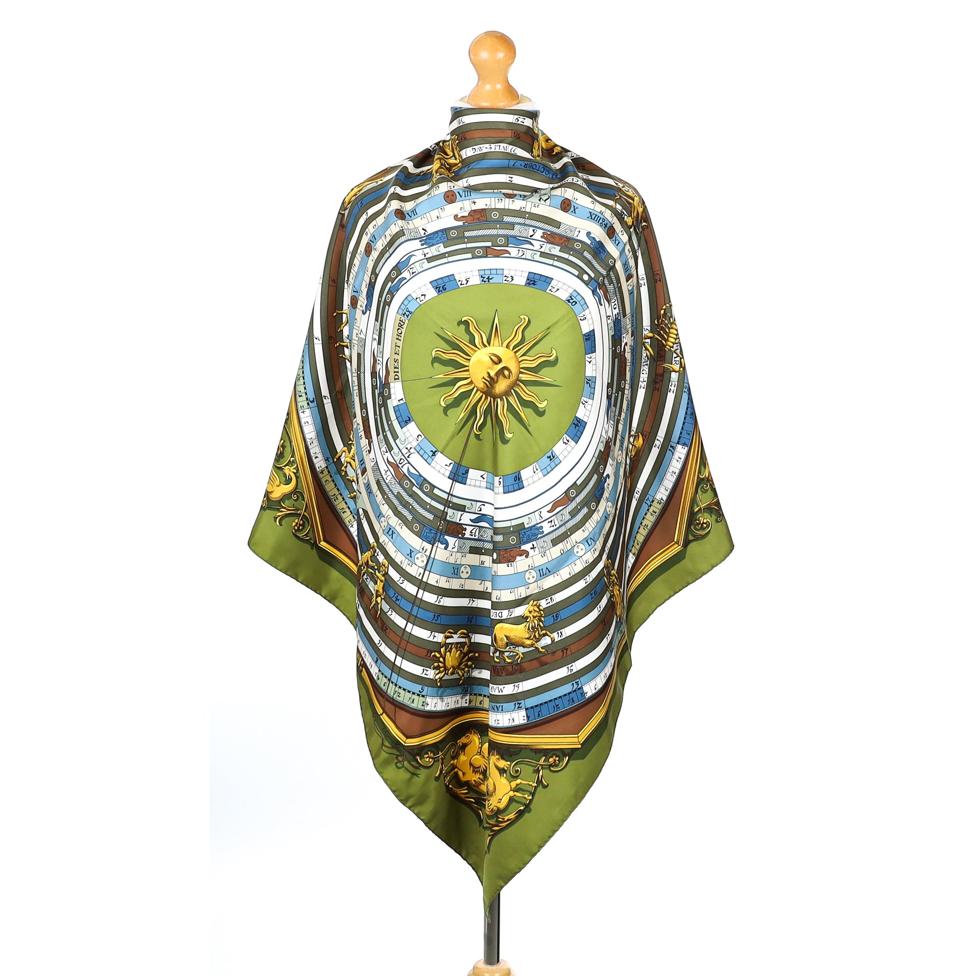 Hermès Dies et Hore Astrologie Silk Scarf