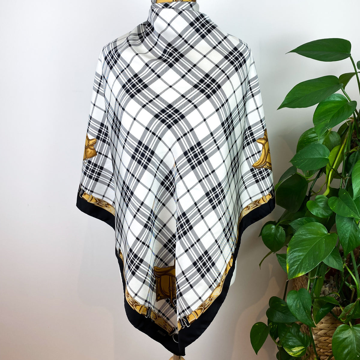 Basler Equestrian Vintage Silk Scarf
