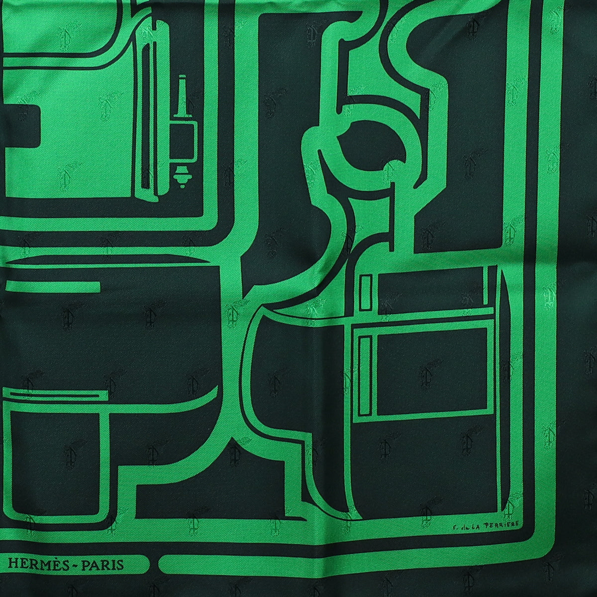 Brand New Boxed Hermès Les Coupes Tatouage 70 Silk Scarf