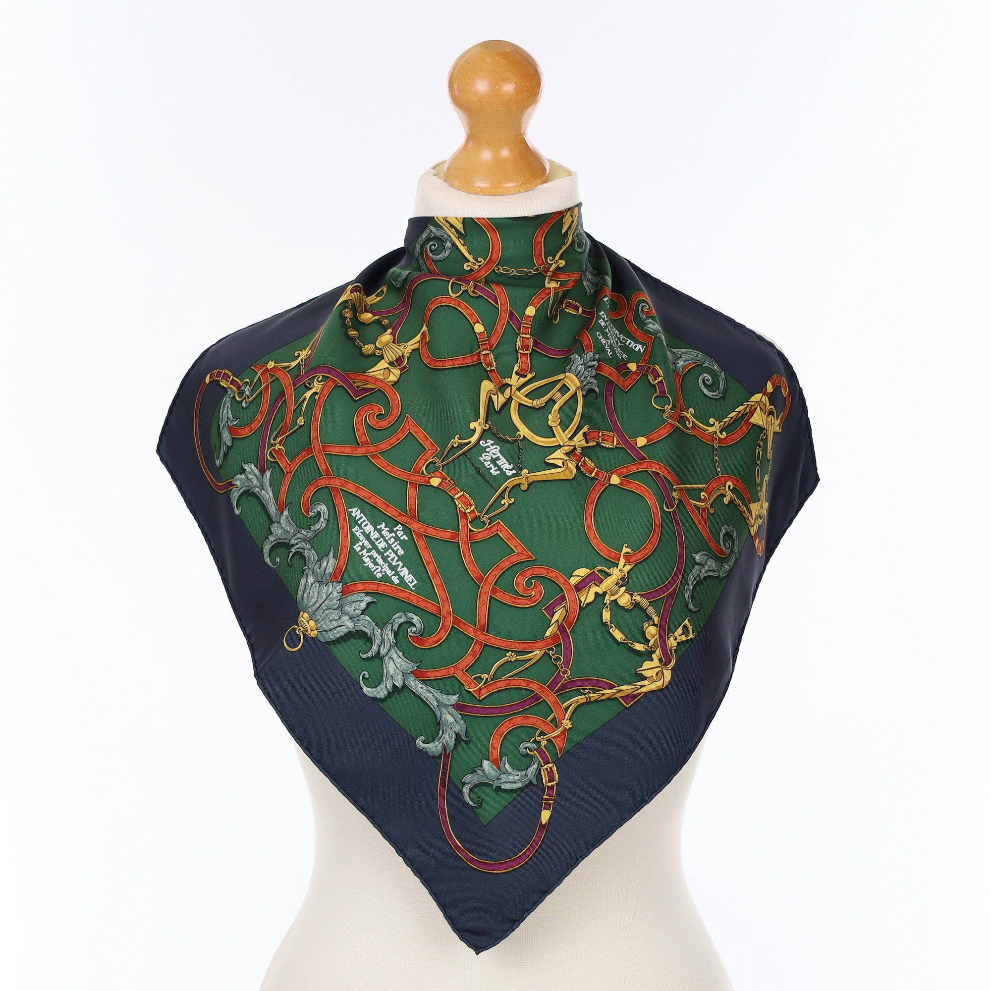 Hermès 45 L’instruction Du Roy Silk Scarf