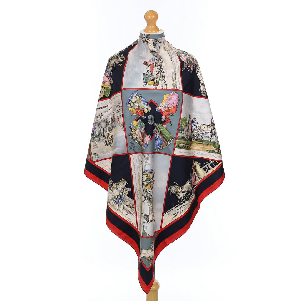 Hermès Voyages en Russie Silk Scarf Rare