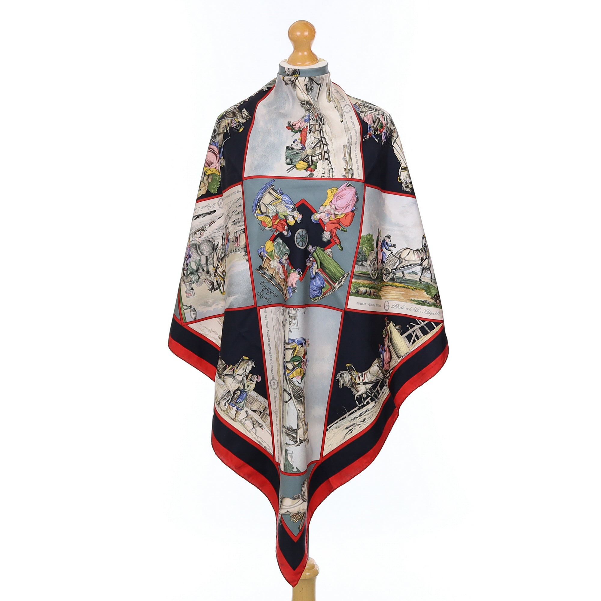 Hermès Voyages en Russie Silk Scarf Rare