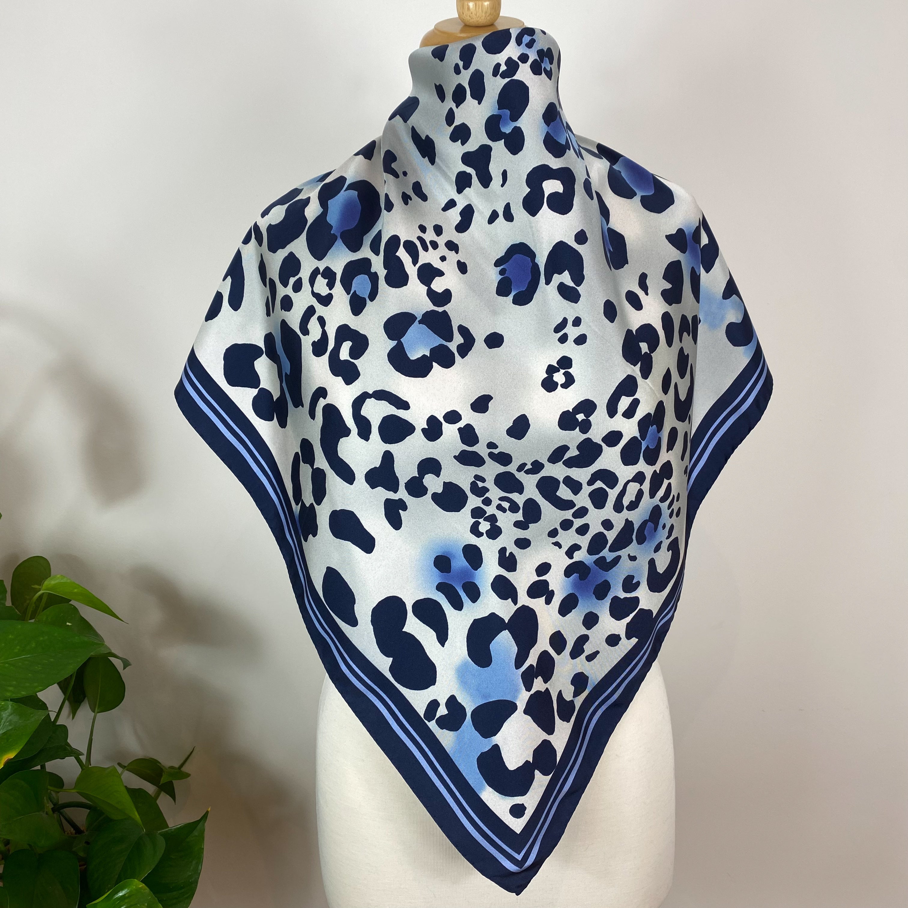 Immaculate Italian Animal Print Silk Scarf
