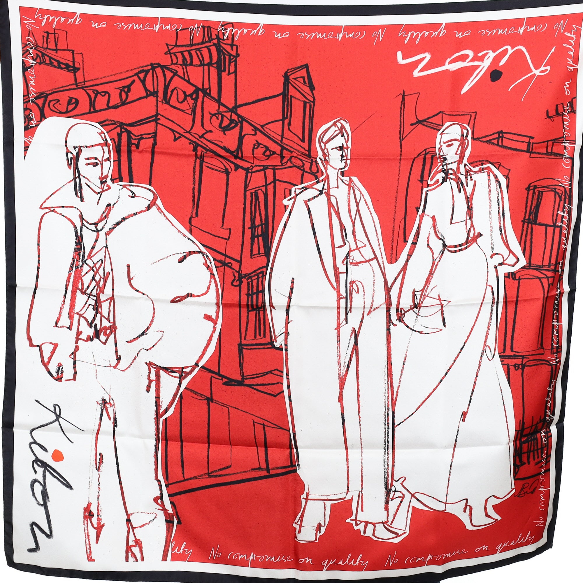 Brand New Boxed Kiton Silk Scarf