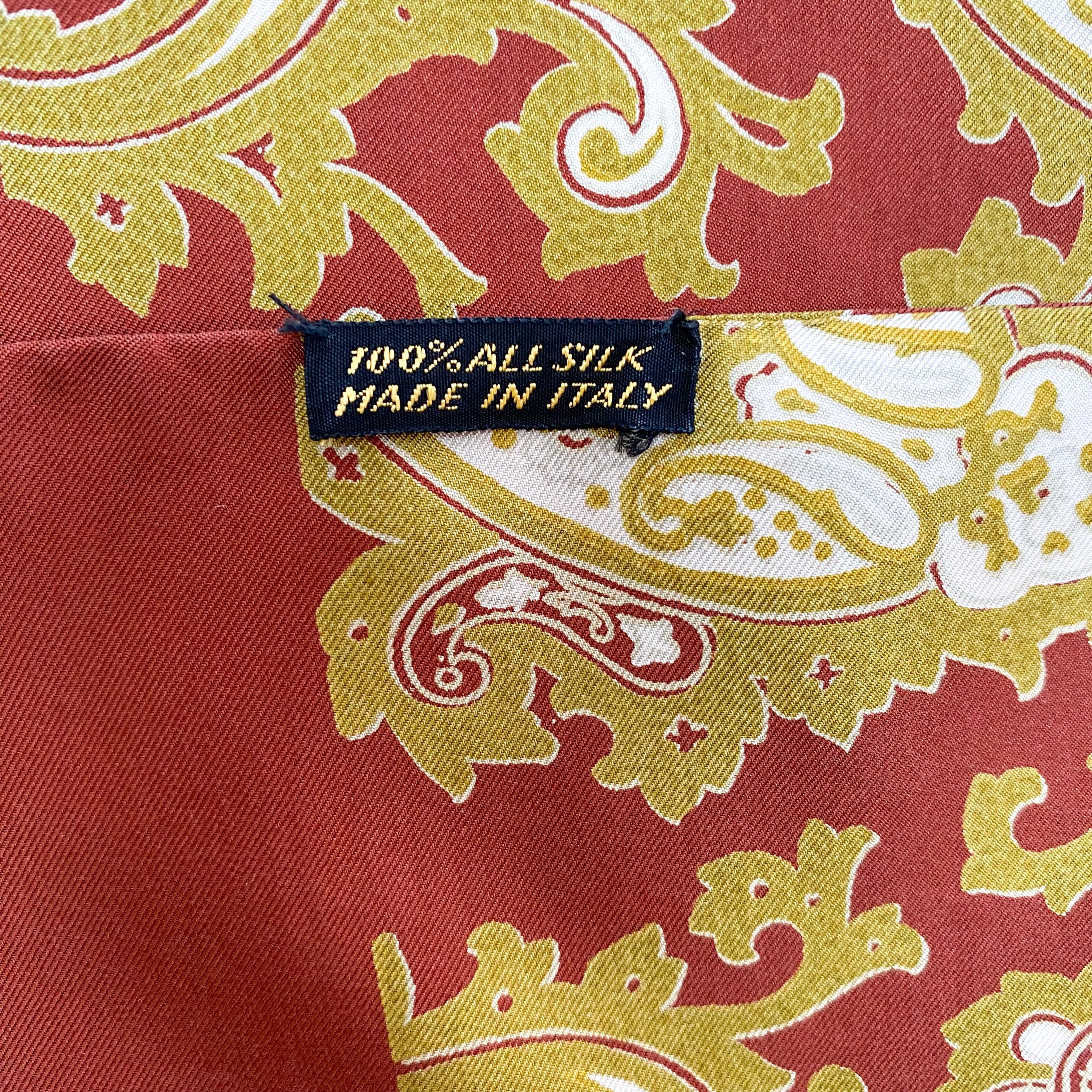 Long Italian Silk Scarf