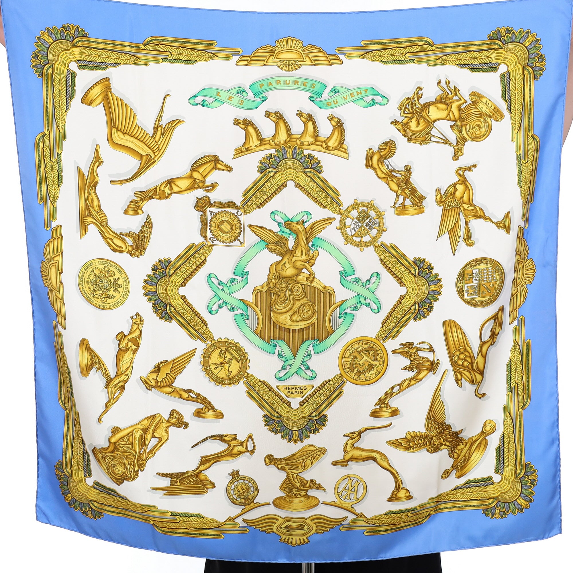 Hermès Les Parures du Vent Silk Scarf