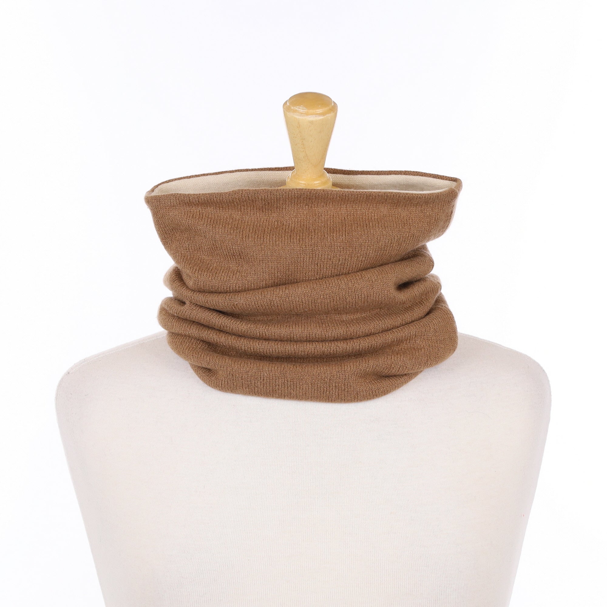 Butterscotch and Vanilla Luxury Double Layered Snood
