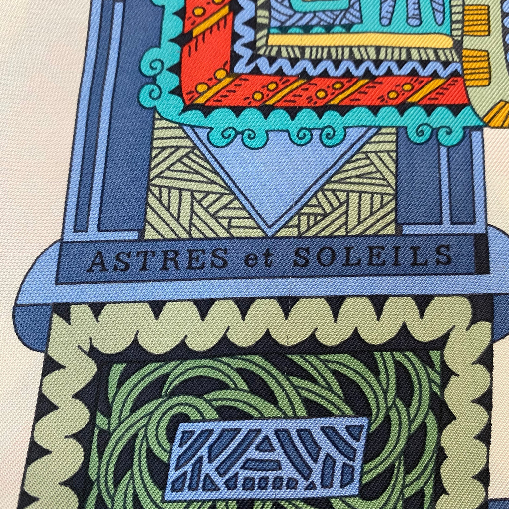Hermès Astres et Soleils Silk Scarf