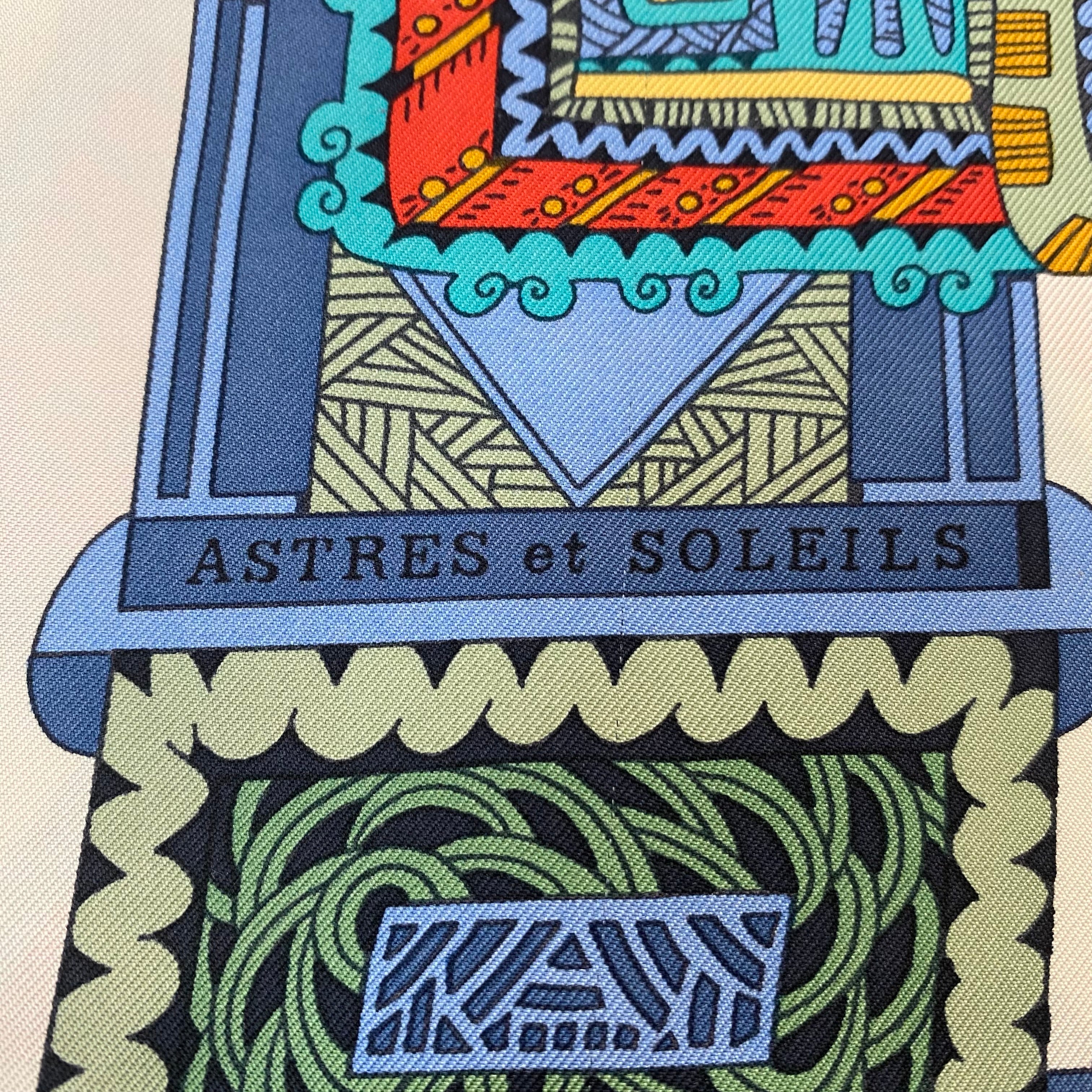 Hermès Astres et Soleils Silk Scarf