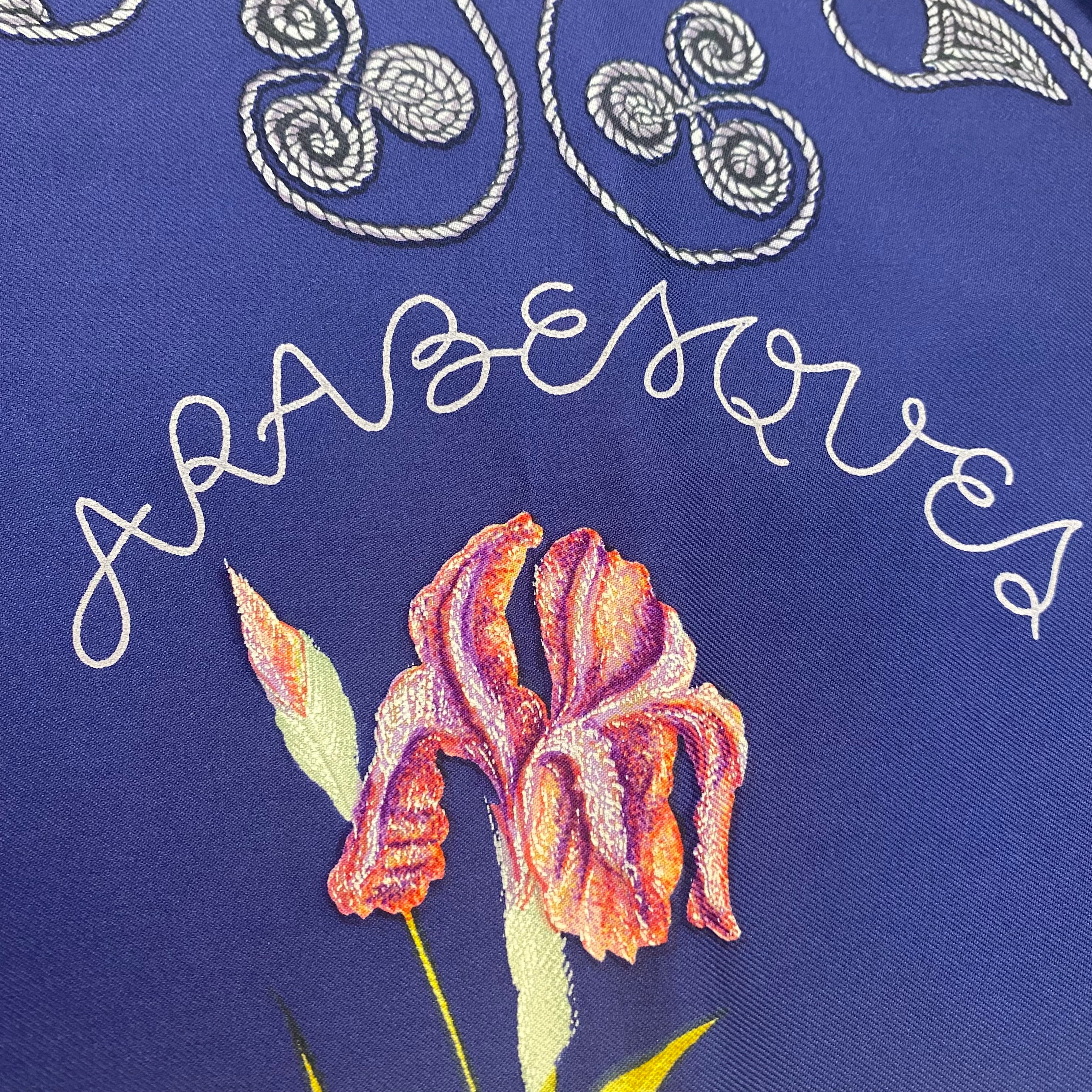 Hermès Ababesques Vintage Silk Scarf