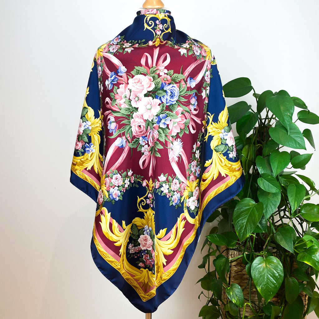 Lancel Paris Silk Twill Scarf