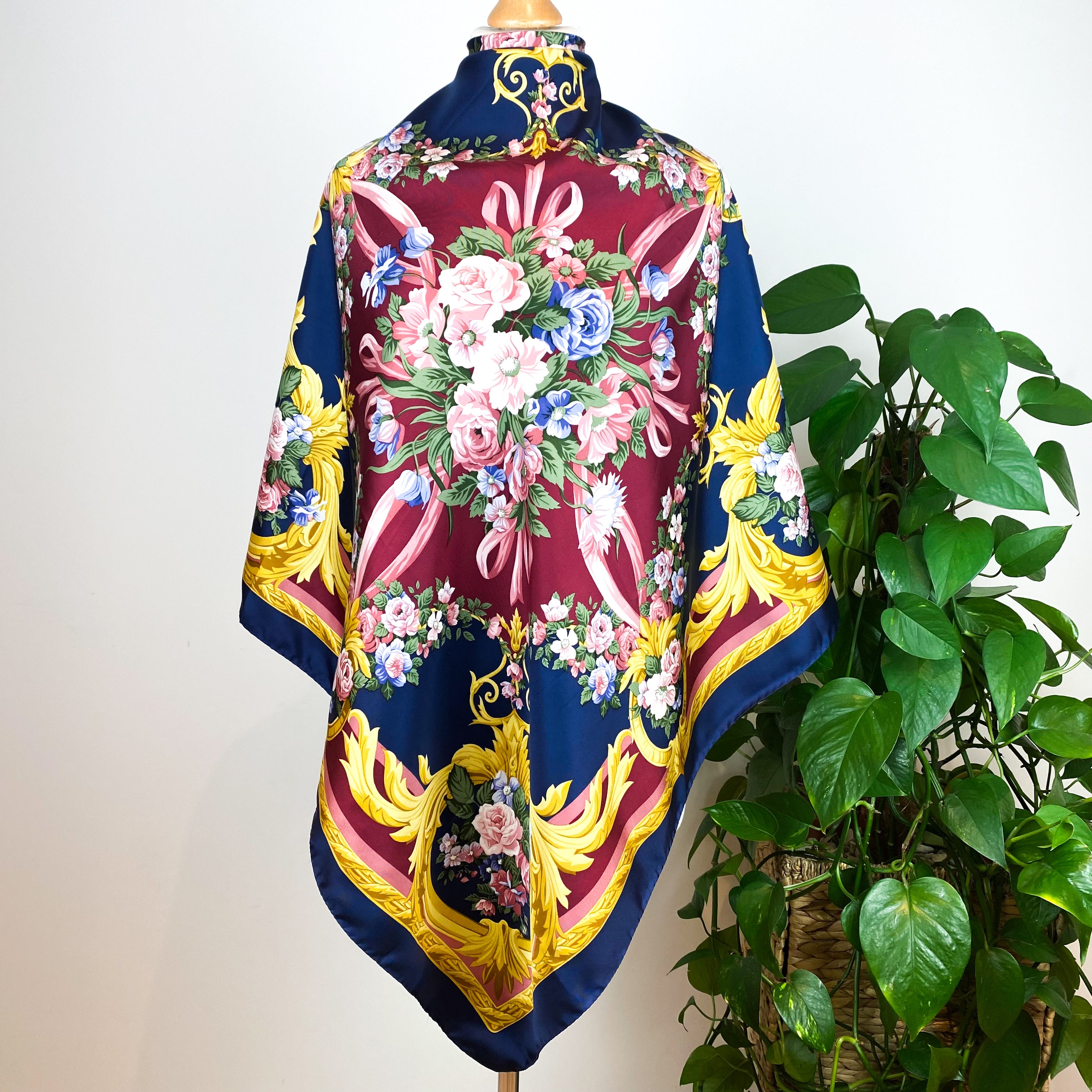 Lancel Paris Silk Twill Scarf