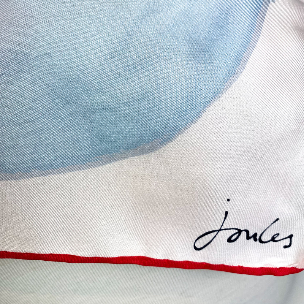 Joules Circles Silk Scarf