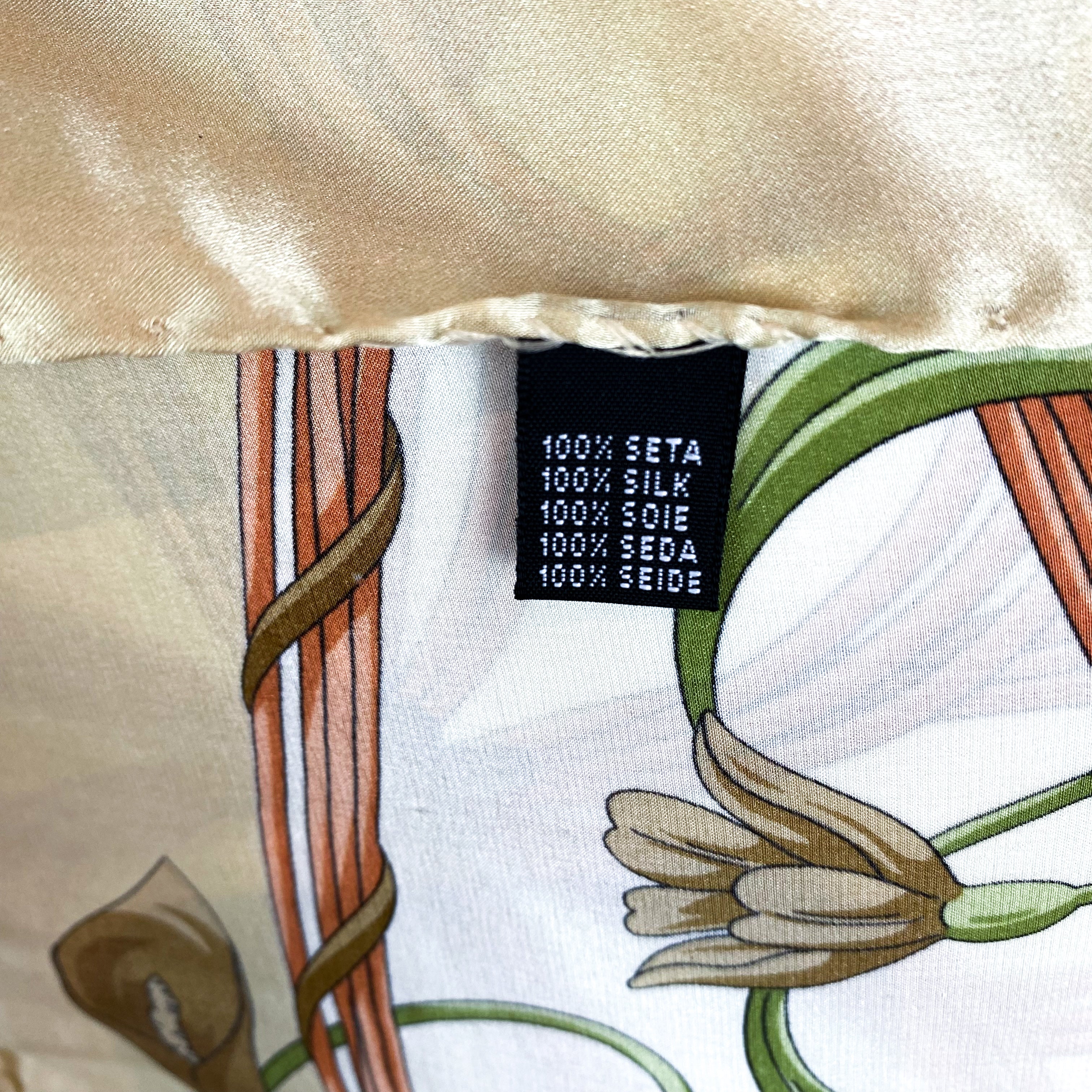 Barindelli & Trezzi Floral Italian Silk Scarf