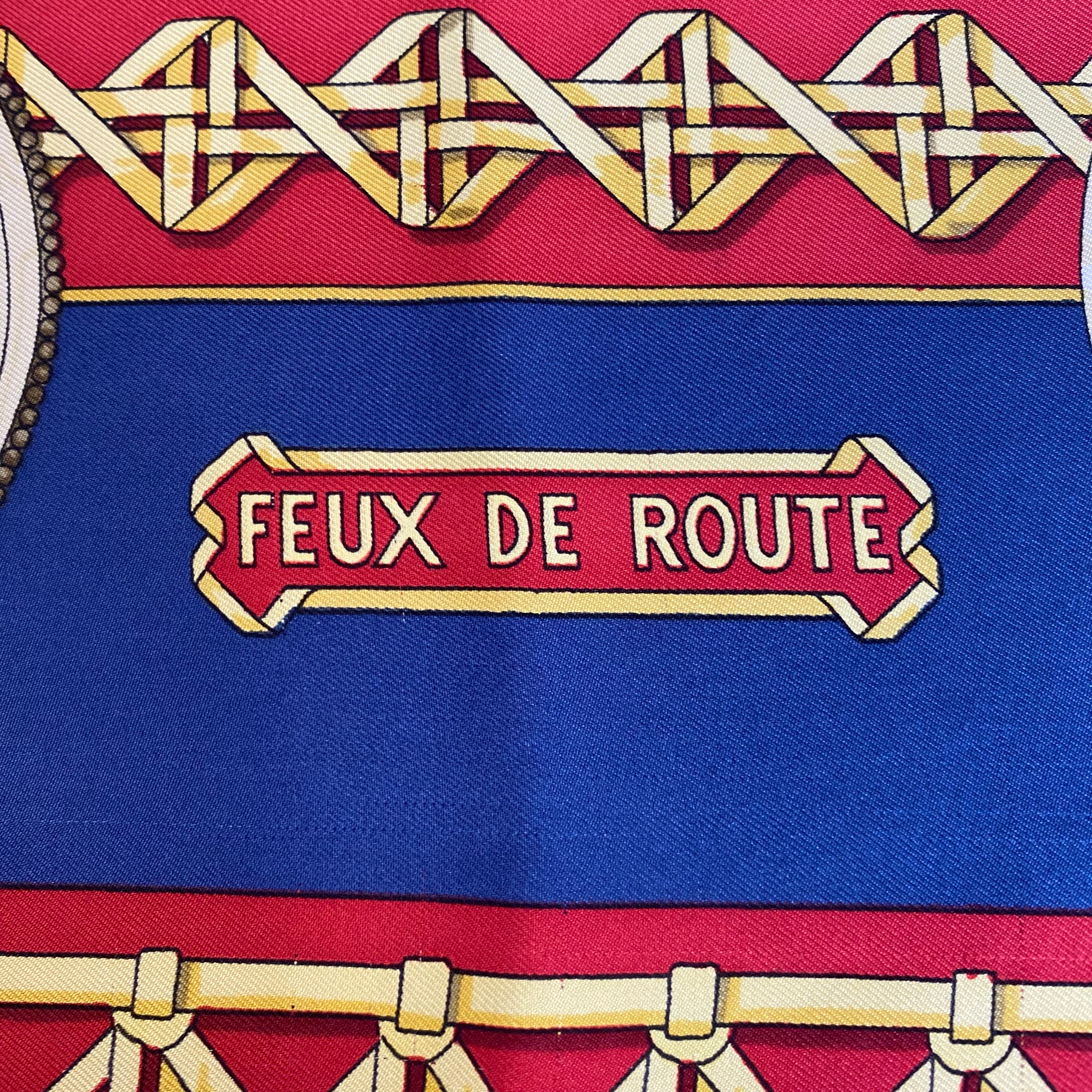 Hermès Feux de Route Silk Scarf